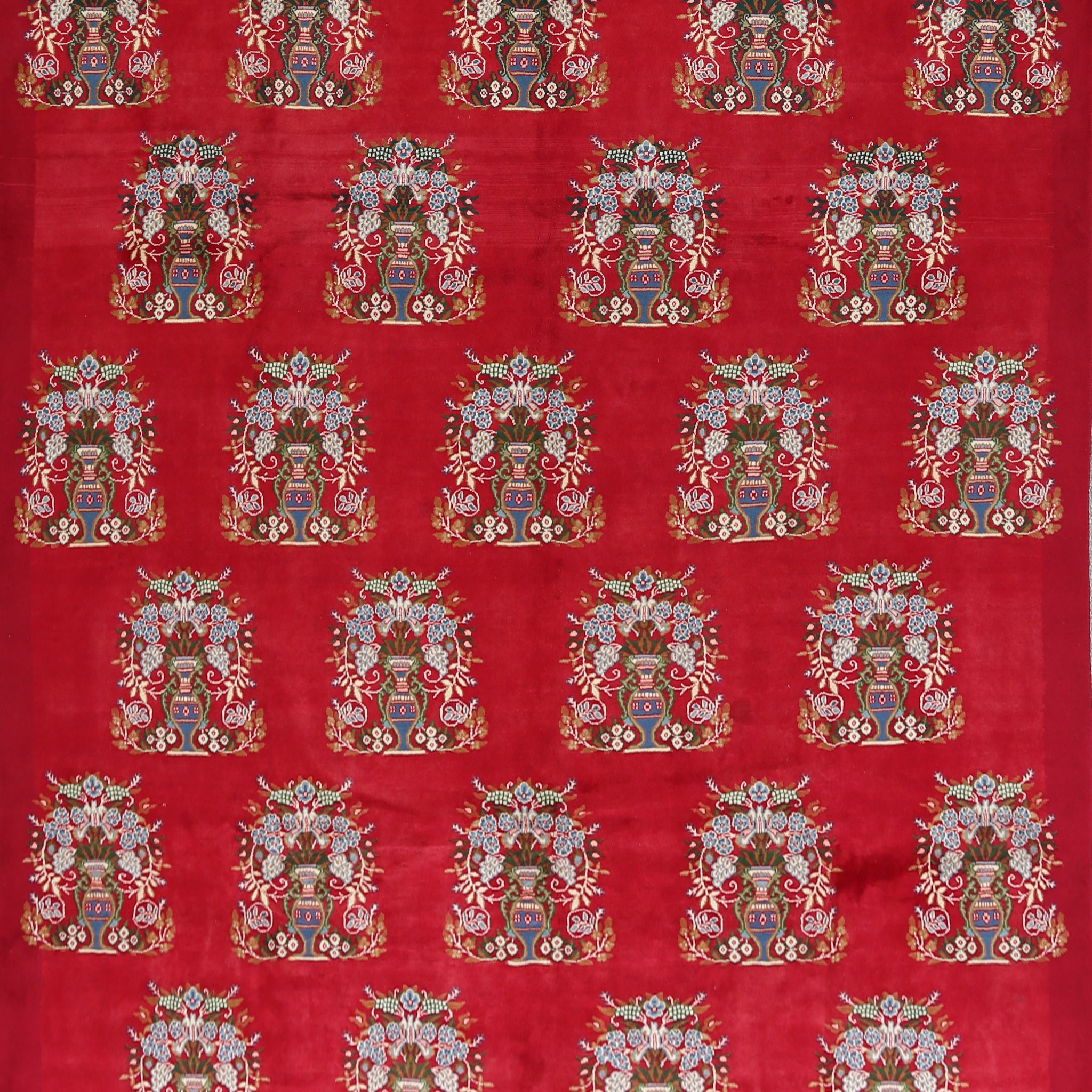 Floral Kerman Persian Area Rug 8x11