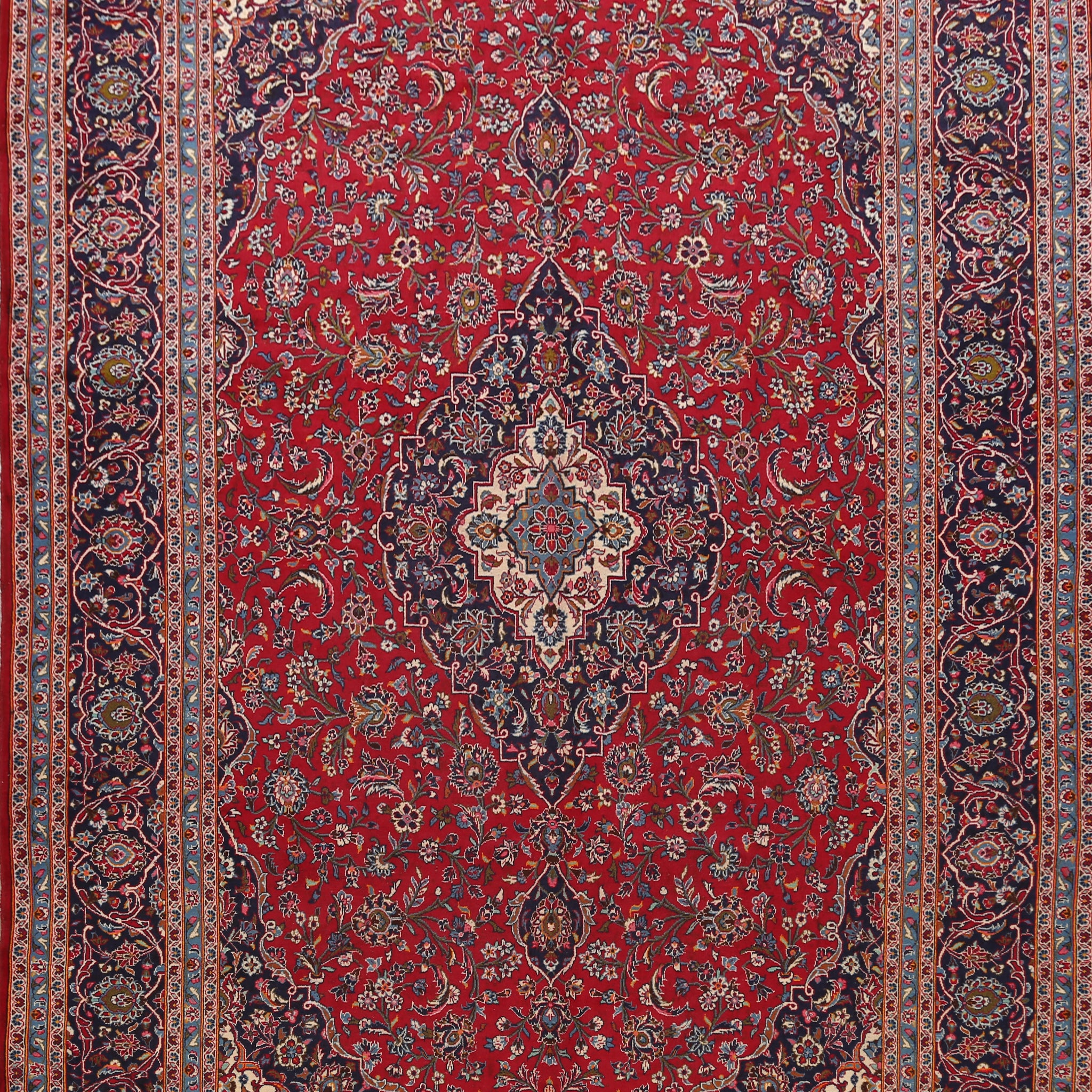 Traditional Kashan Persian Area Rug 10x13