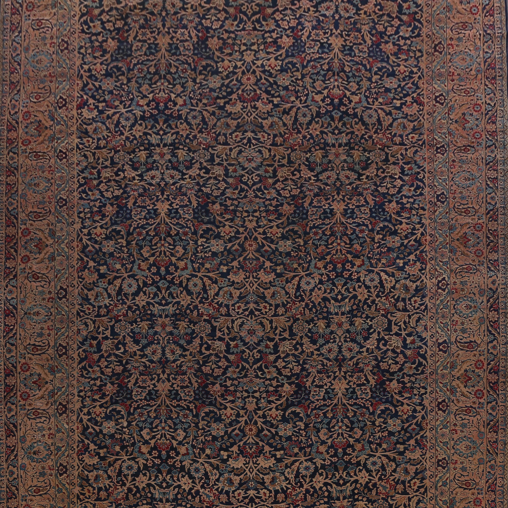 Pre-1900 Antique Kerman Persian Area Rug 12x21 Large