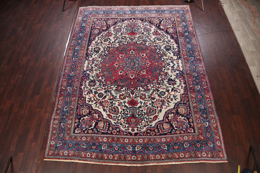 Pre-1900 Antique Dorokhsh Persian Area Rug 9x12