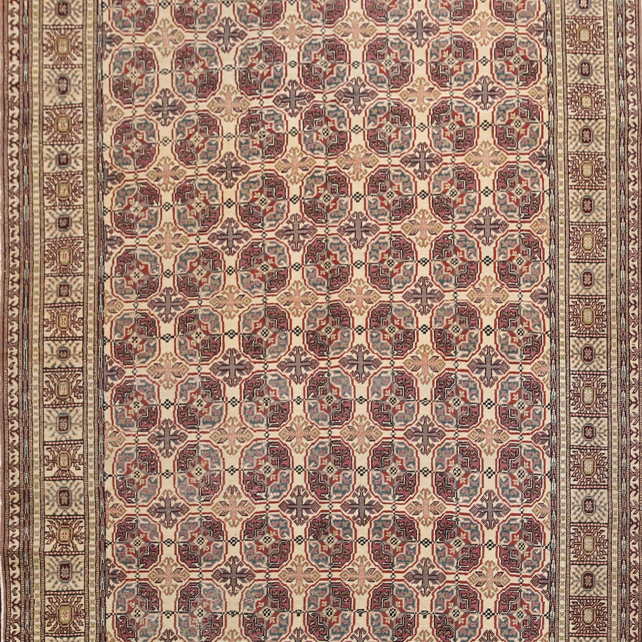 All-Over Anatolian Turkish Area Rug 6x10