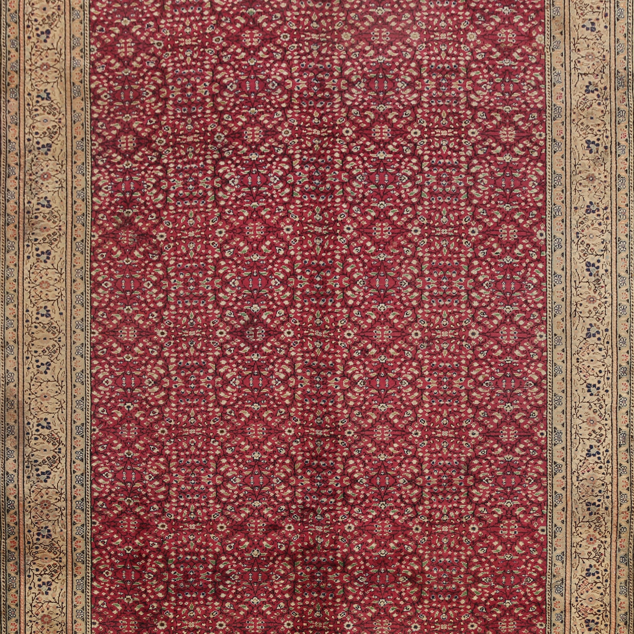 Antique All-Over Anatolian Turkish Area Rug 7x10