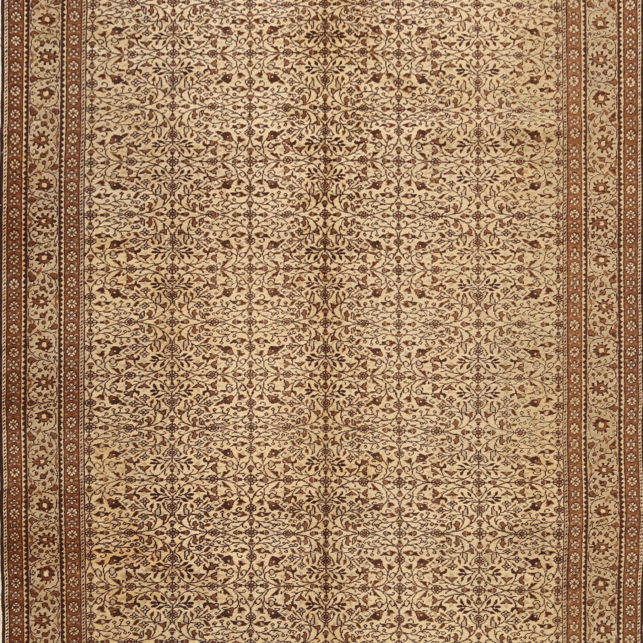 Floral Turkish Anatolian Oriental Area Rug 7x10