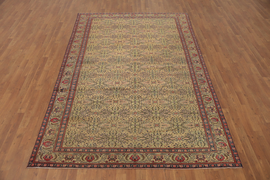 Antique Sivas 100% Vegetable Dye Area Rug 6x10