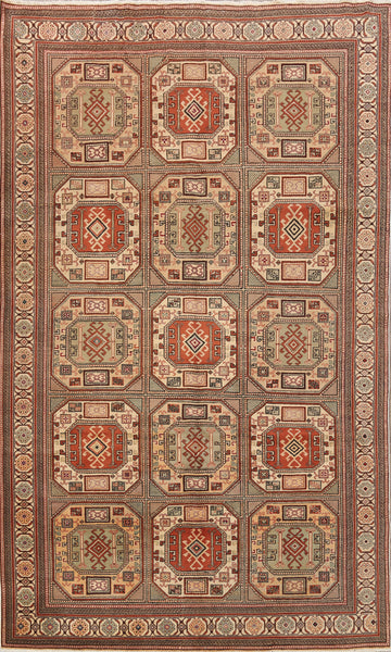Geometric Anatolian Turkish Area Rug 6x9