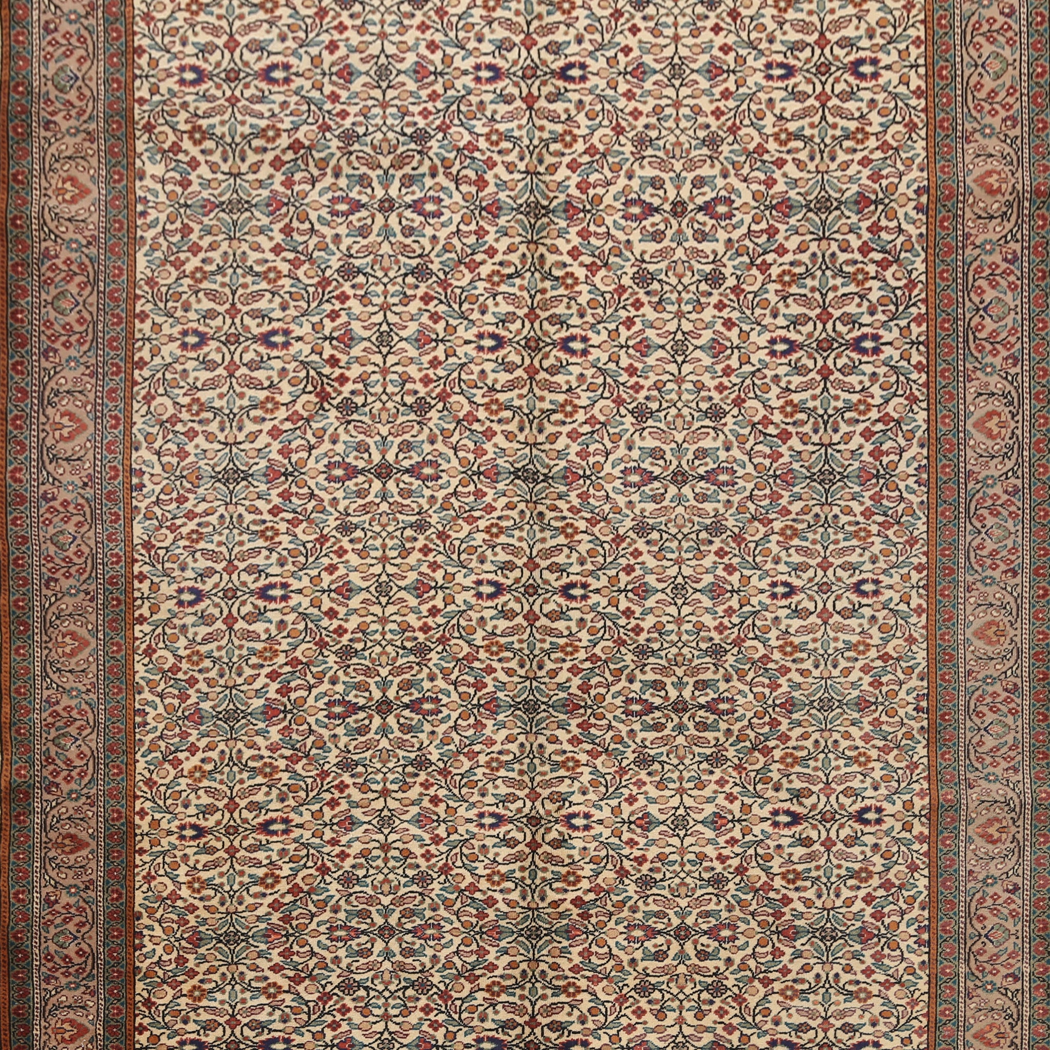100% Vegetable Dye Anatolian Turkish Area Rug 7x10