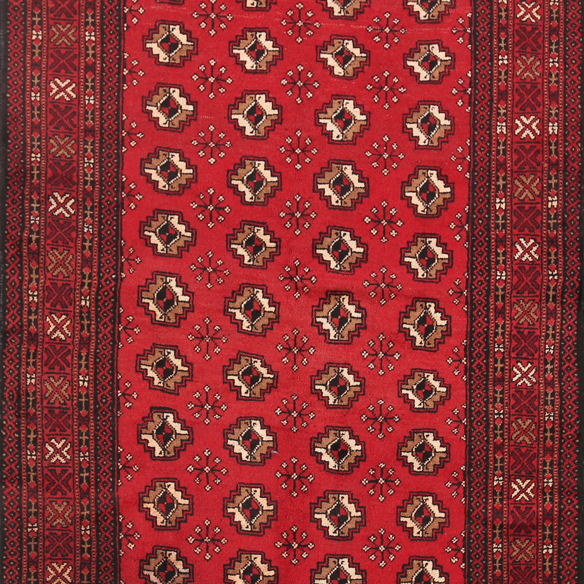 Geometric Balouch Oriental Area Rug 4x6