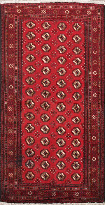 Geometric Balouch Oriental Area Rug 4x6