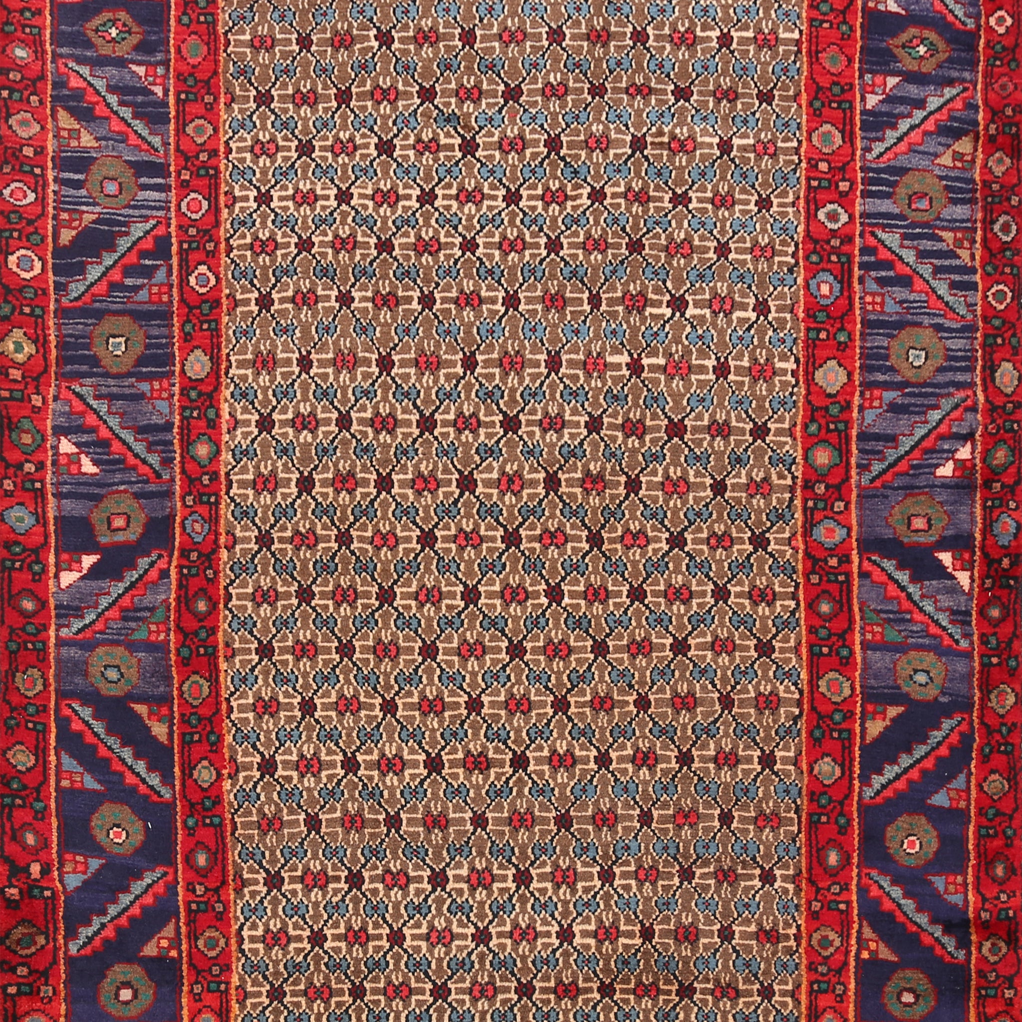 Geometric Koliaei Persian Area Rug 4x7