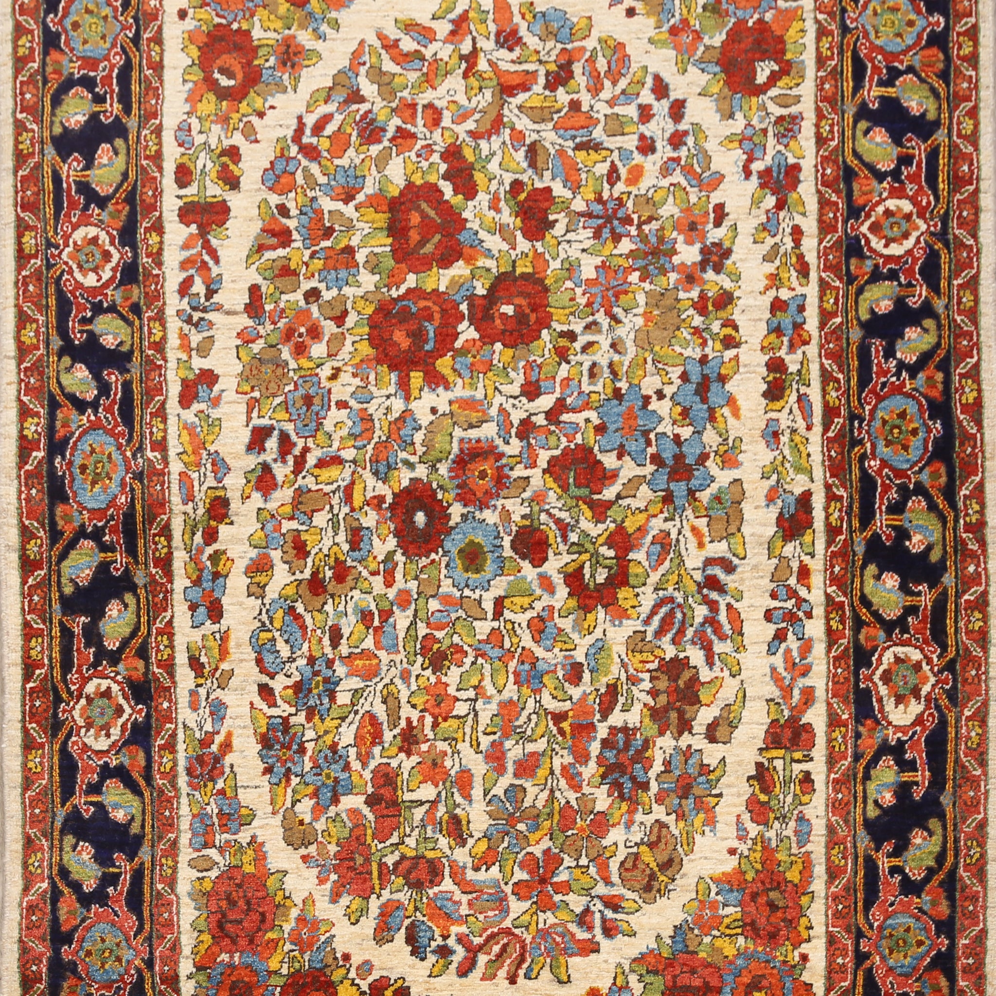 100% Vegetable Dye Bakhtiari Persian Area Rug 5x6