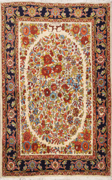 100% Vegetable Dye Bakhtiari Persian Area Rug 5x6