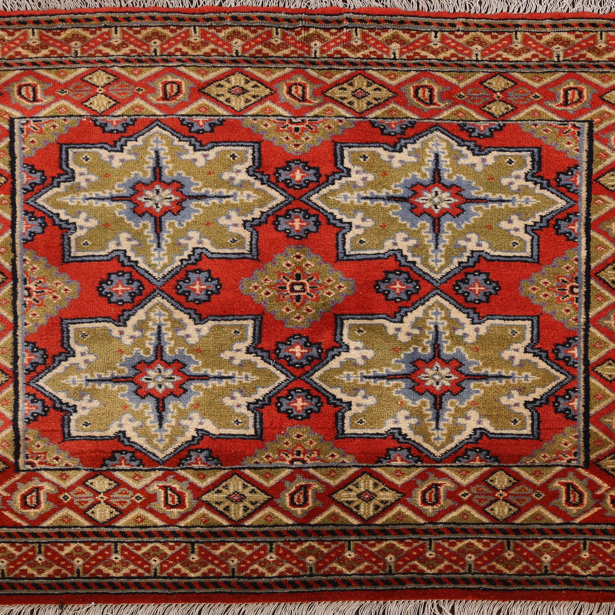 Vegetable Dye Turkoman Persian Area Rug 2x4