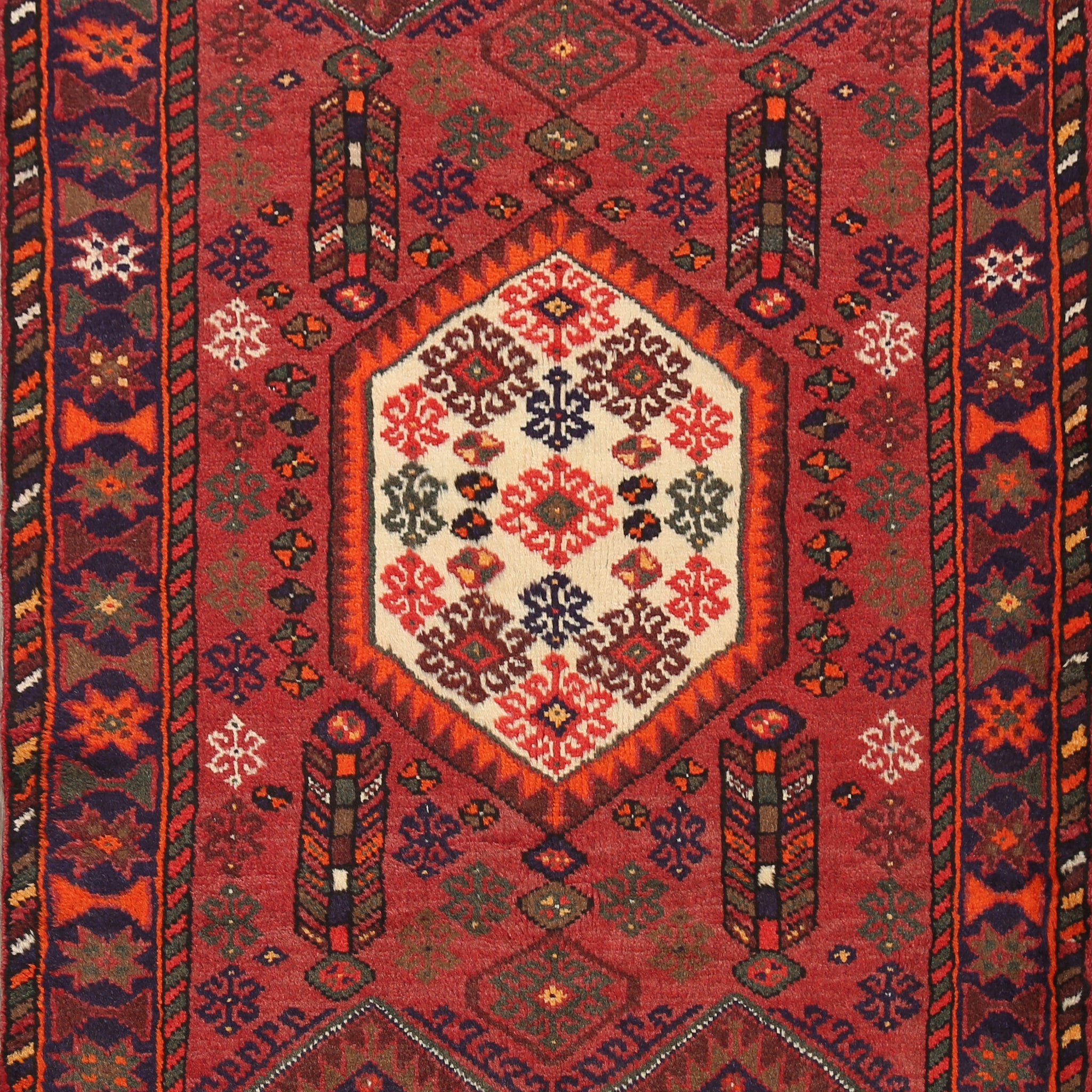 Hamedan Persian Area Rug 3x5