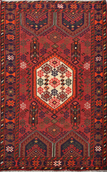 Hamedan Persian Area Rug 3x5