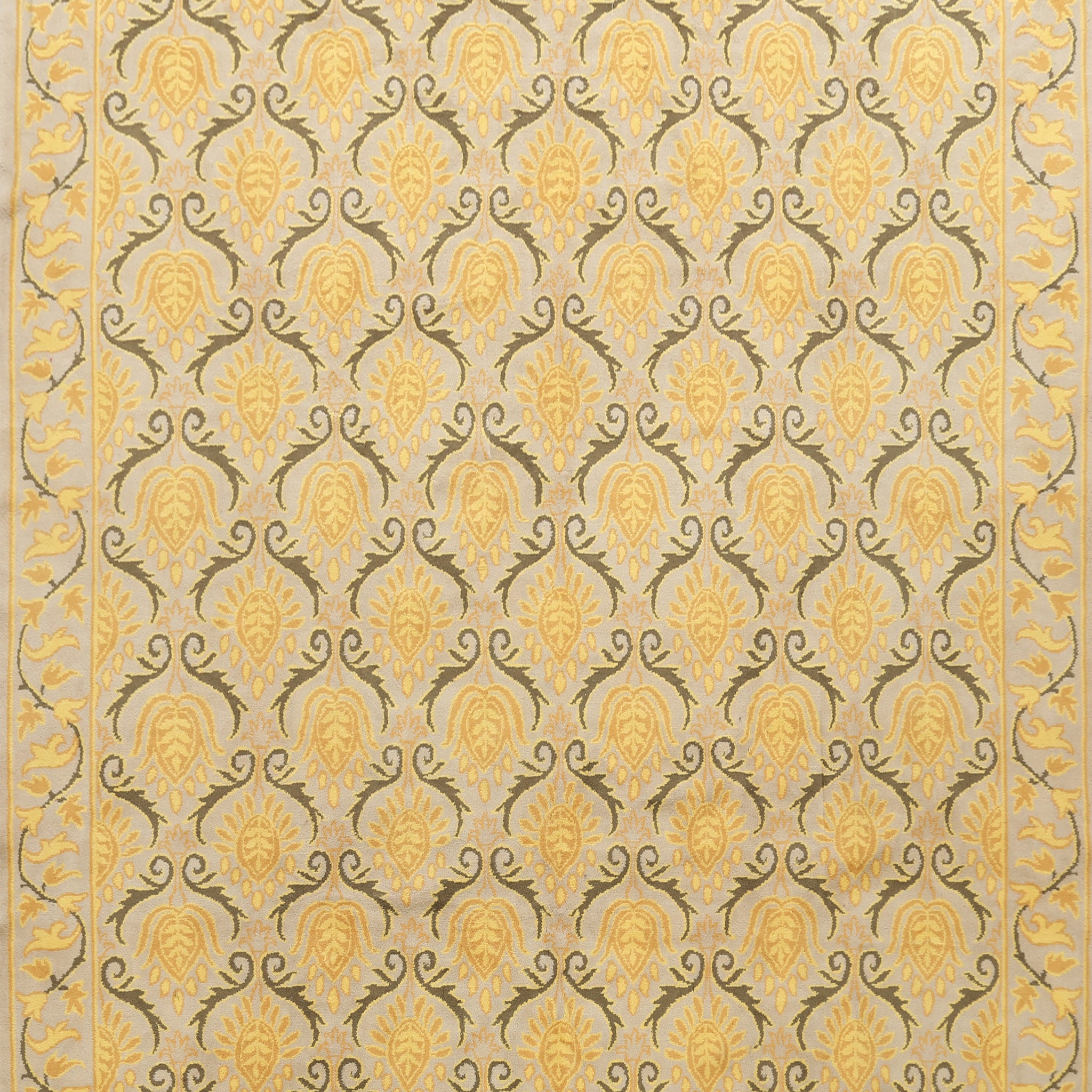 Floral Modern Oriental Area Rug 9x11