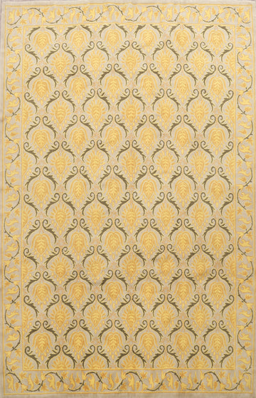 Floral Modern Oriental Area Rug 9x11