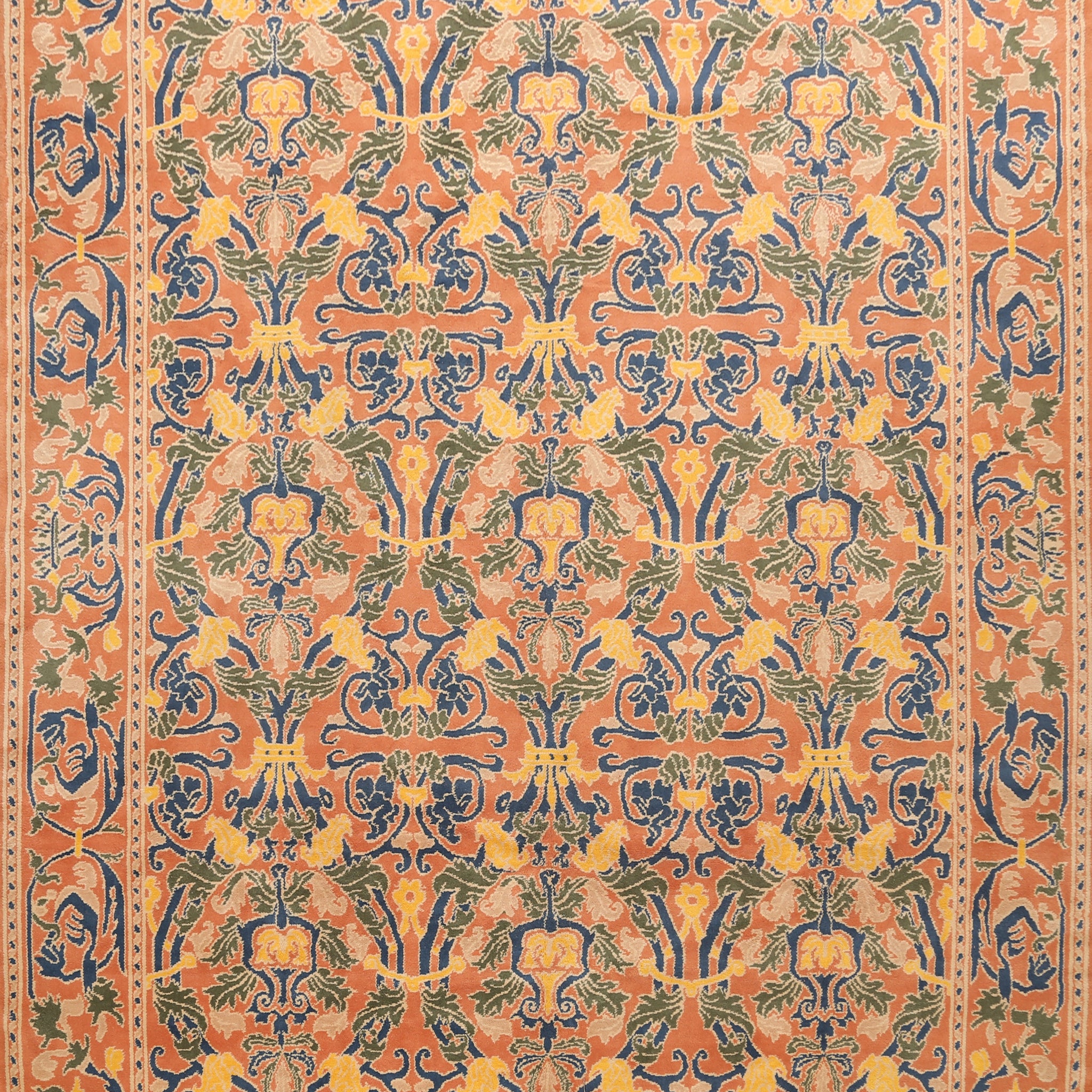 Floral Modern Oriental Area Rug 9x11
