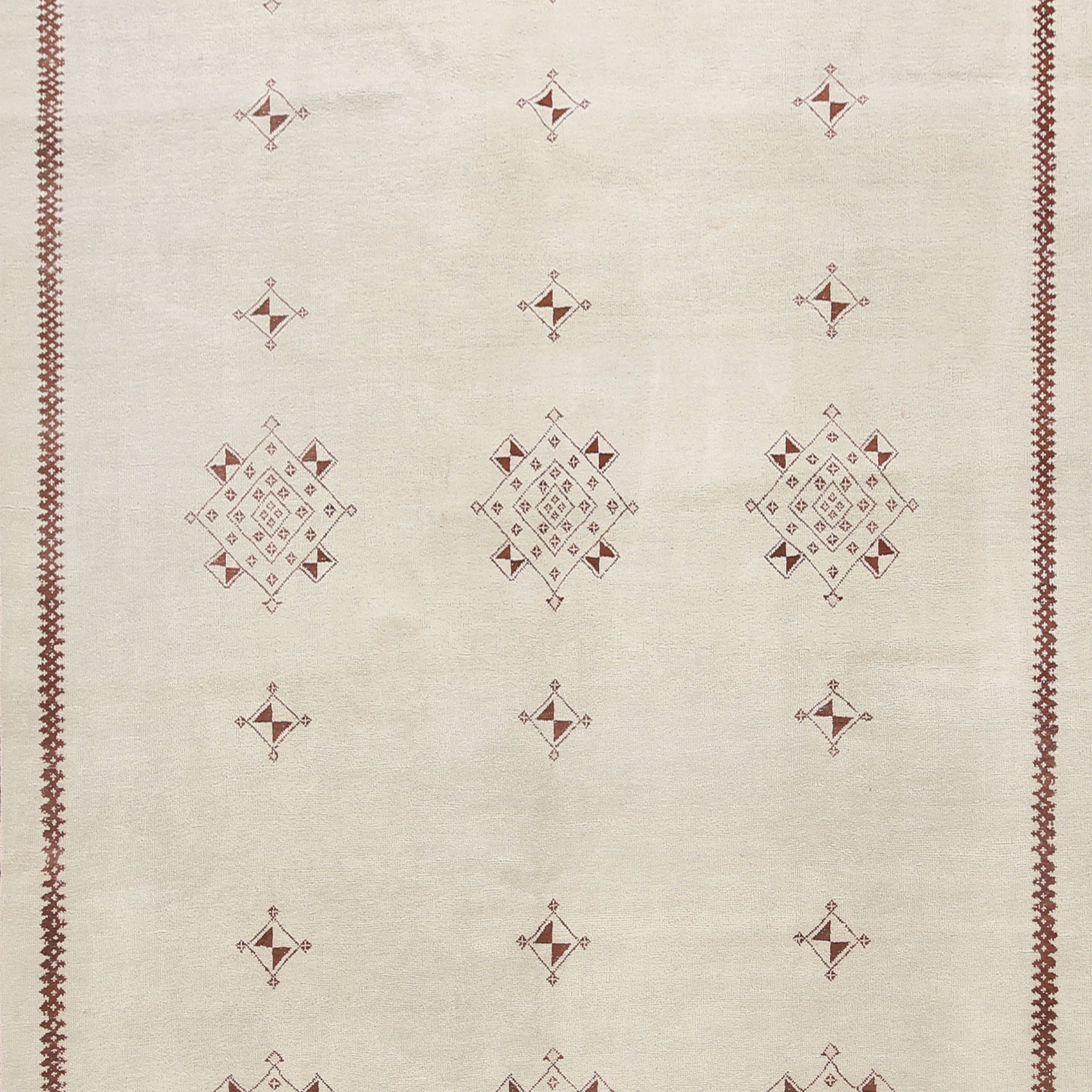 Geometric Egyptian Area Rug 6x10