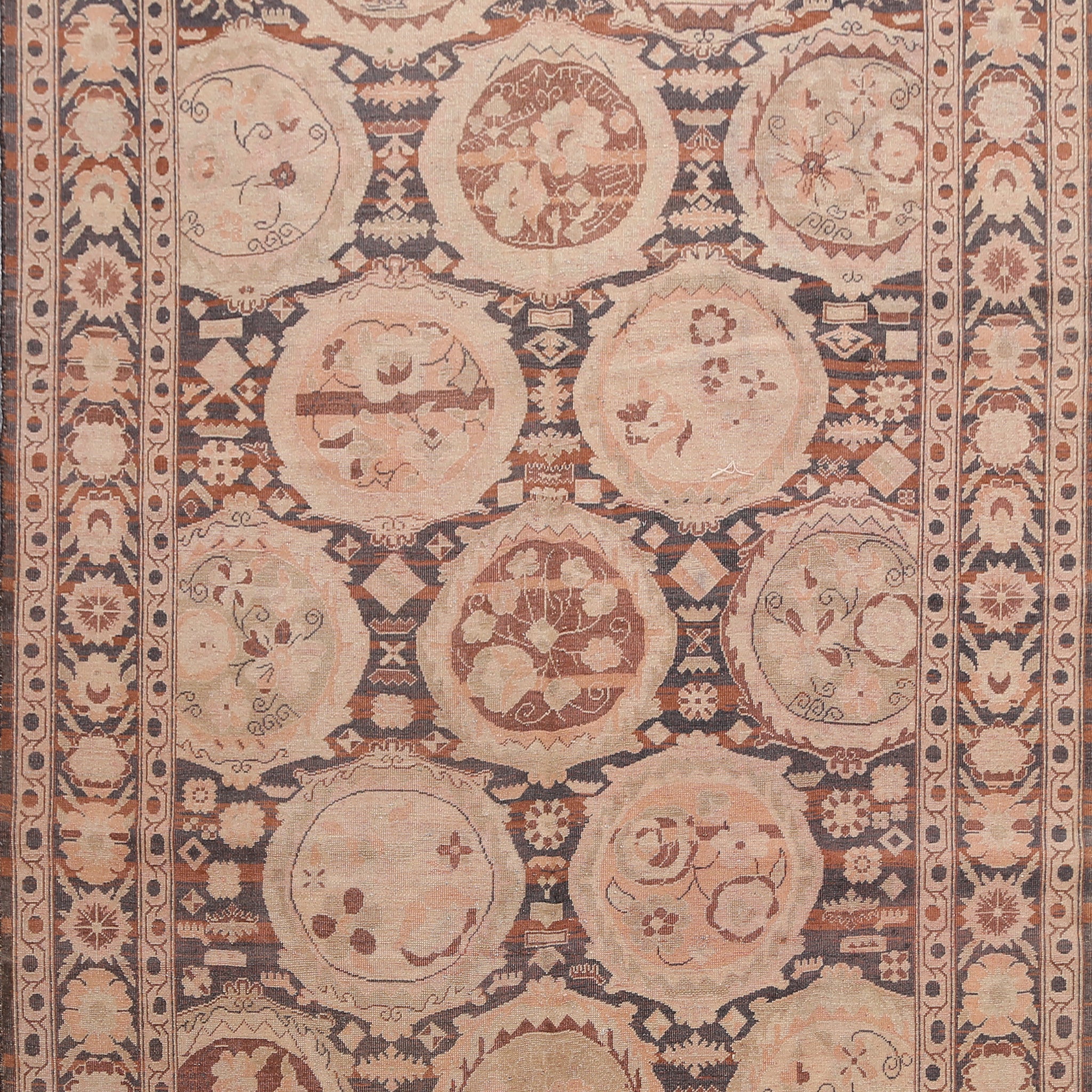 Floral Oushak Egyptian Area Rug 7x10