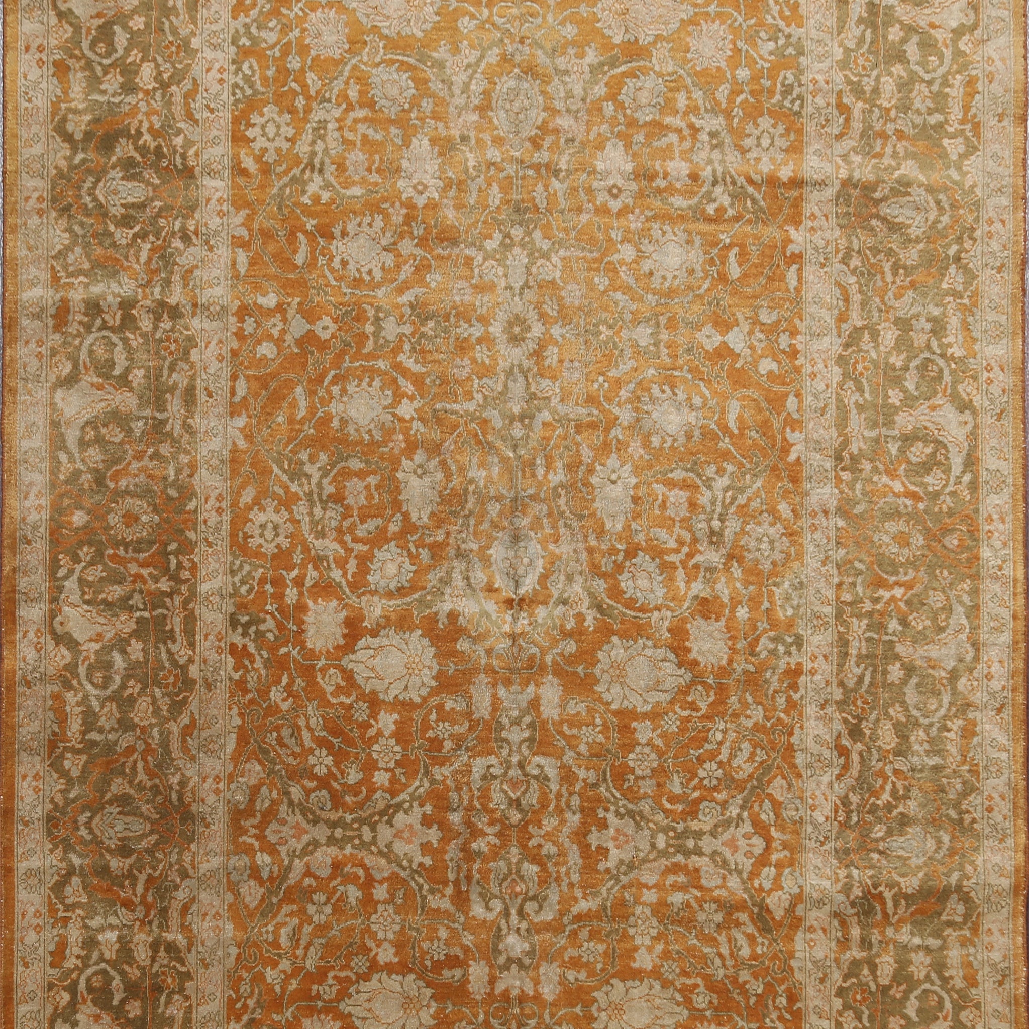 Floral Oushak Egyptian Area Rug 6x9