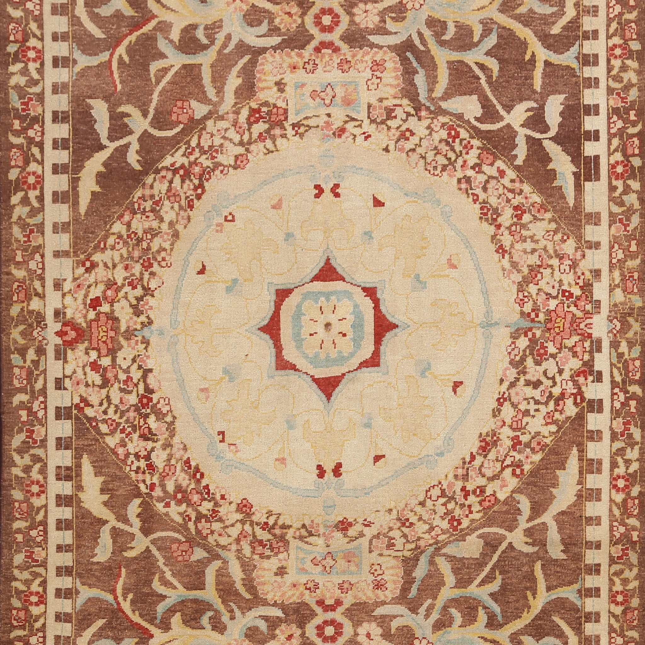 Floral Oushak Egyptian Area Rug 5x8
