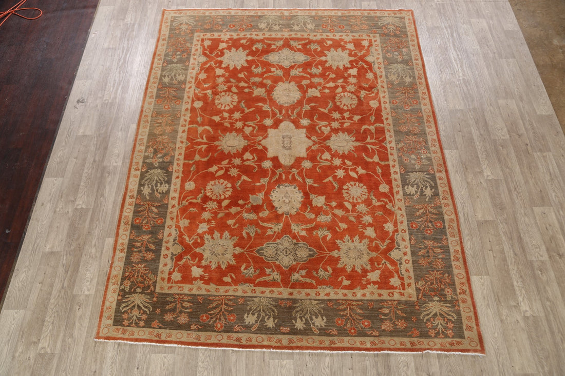 Vegetable Dye Oushak Oriental Area Rug 8x10