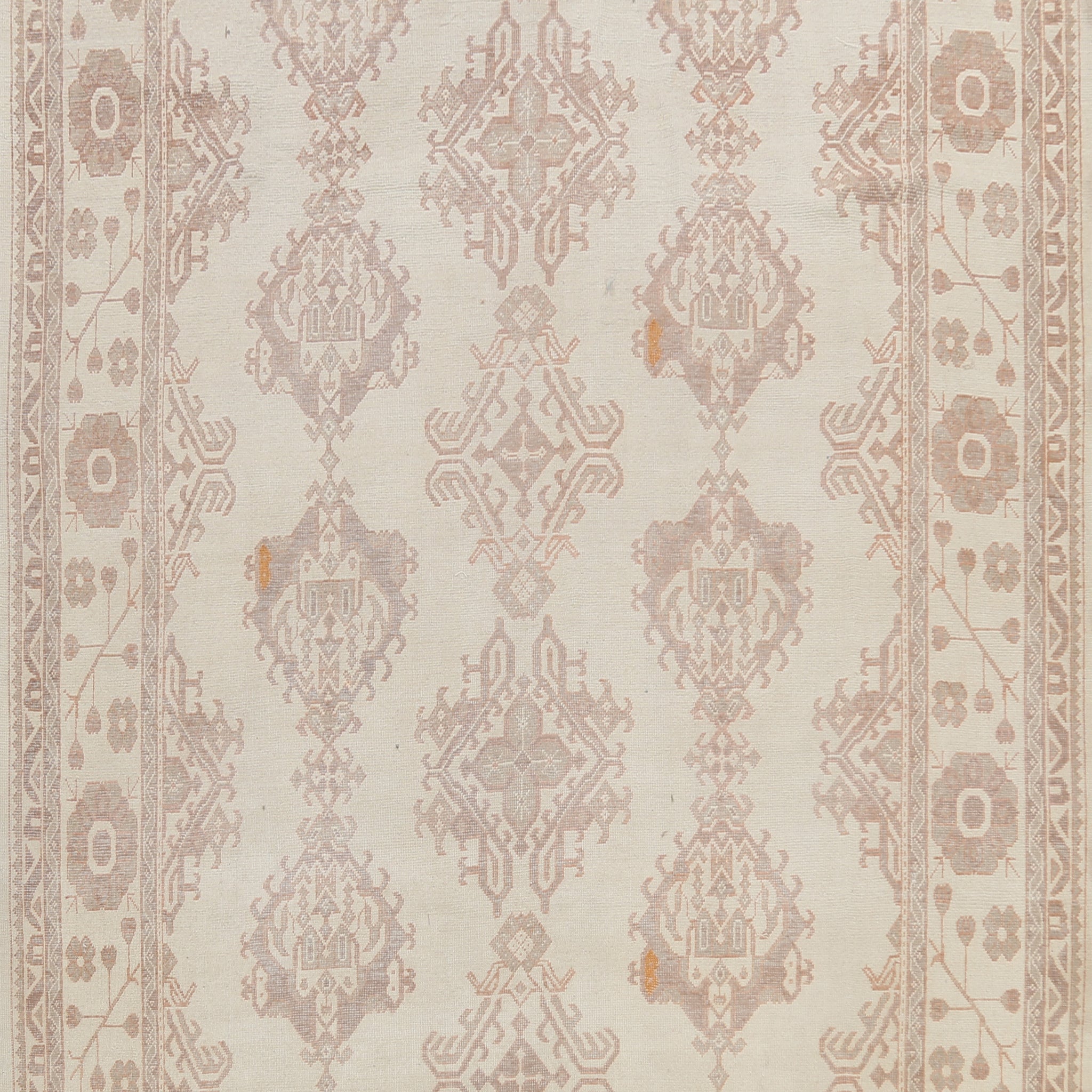 Geometric Authentic Oushak Turkish Area Rug 8x12