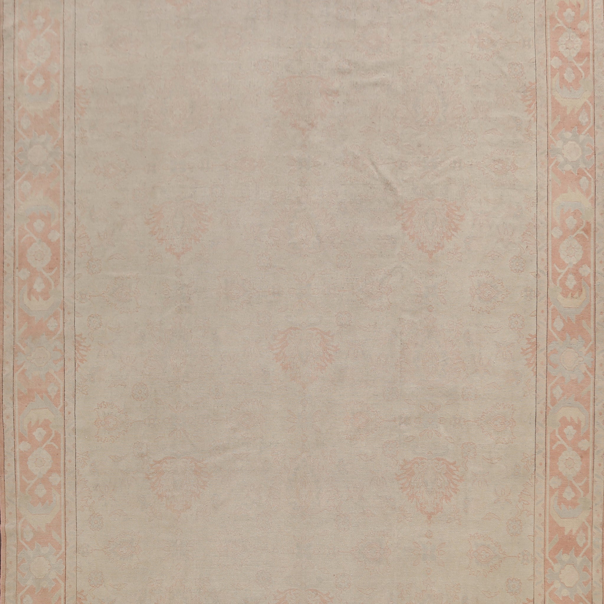 Antique Oushak Vegetable Dye Egyptian Area Rug 10x13