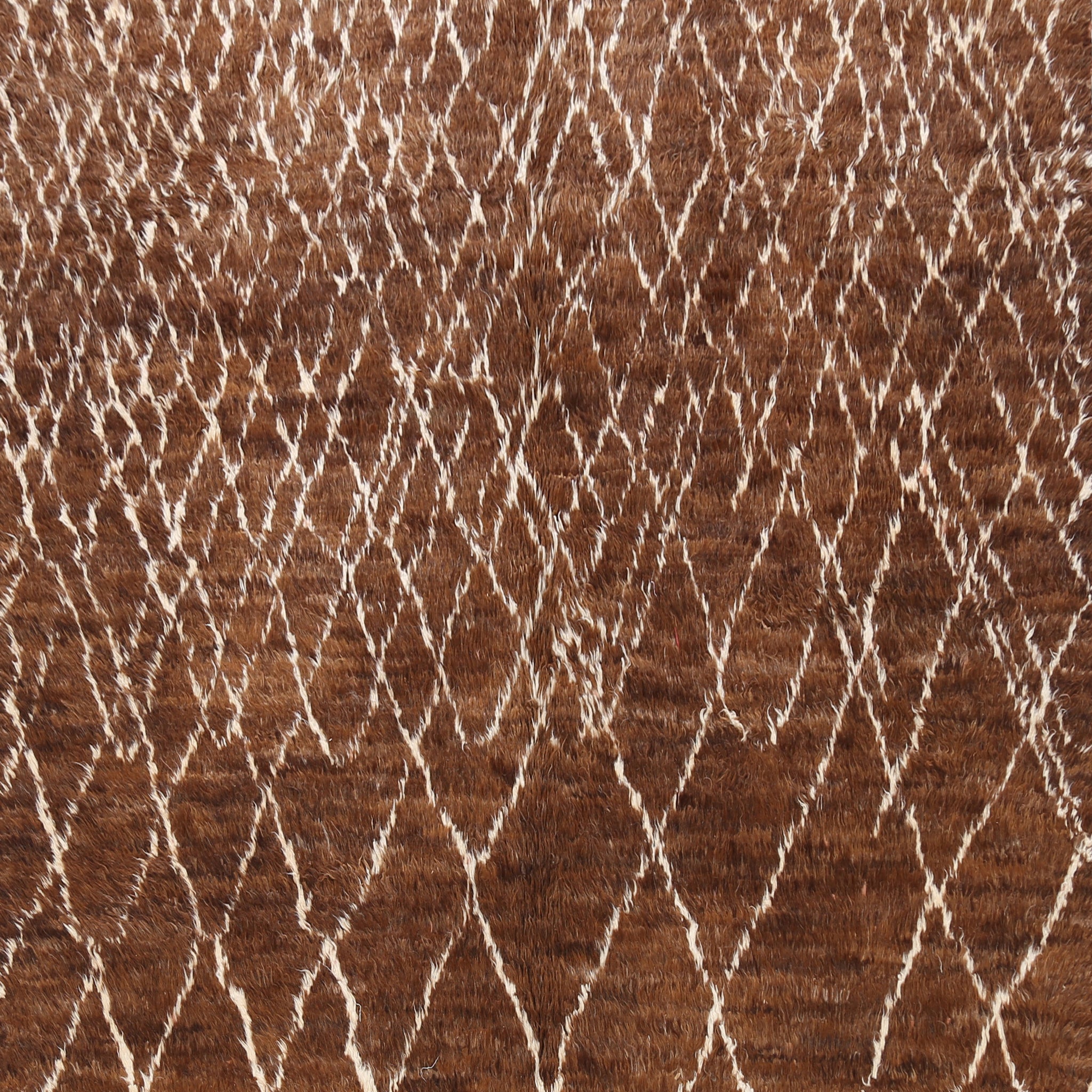Brown Moroccan Oriental Area Rug 6x9