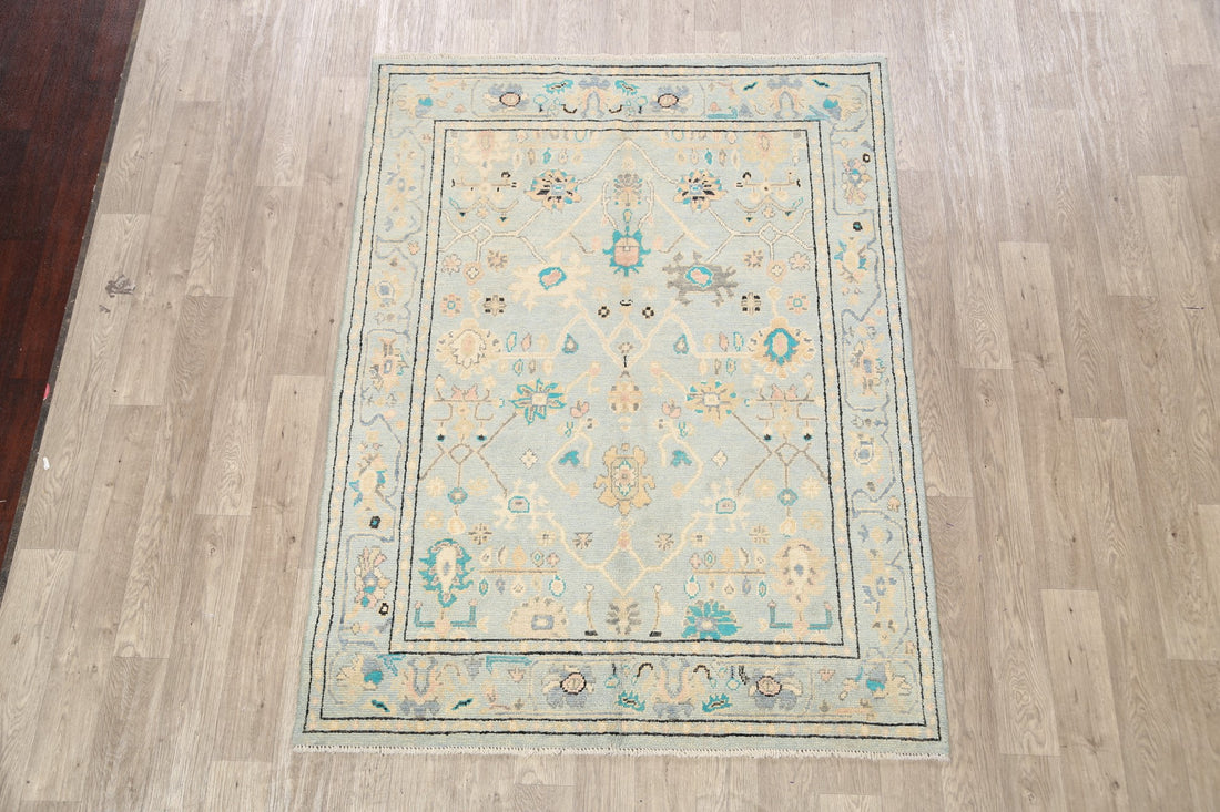 All-Over Oushak Oriental Area Rug 5x7
