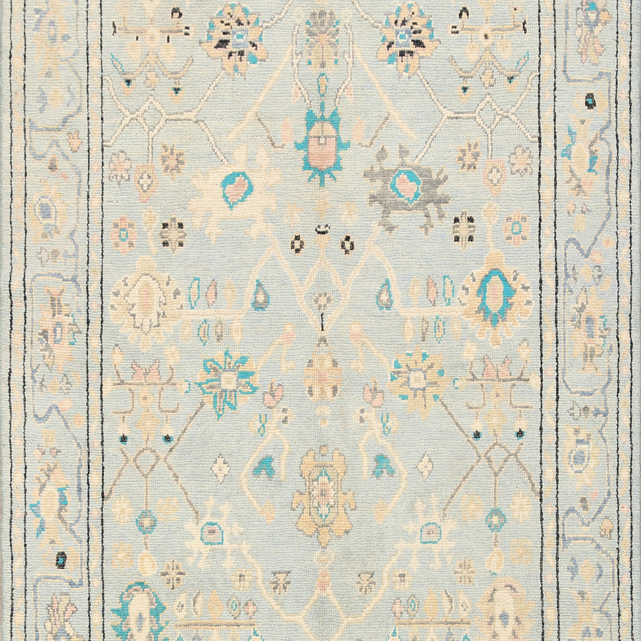 All-Over Oushak Oriental Area Rug 5x7