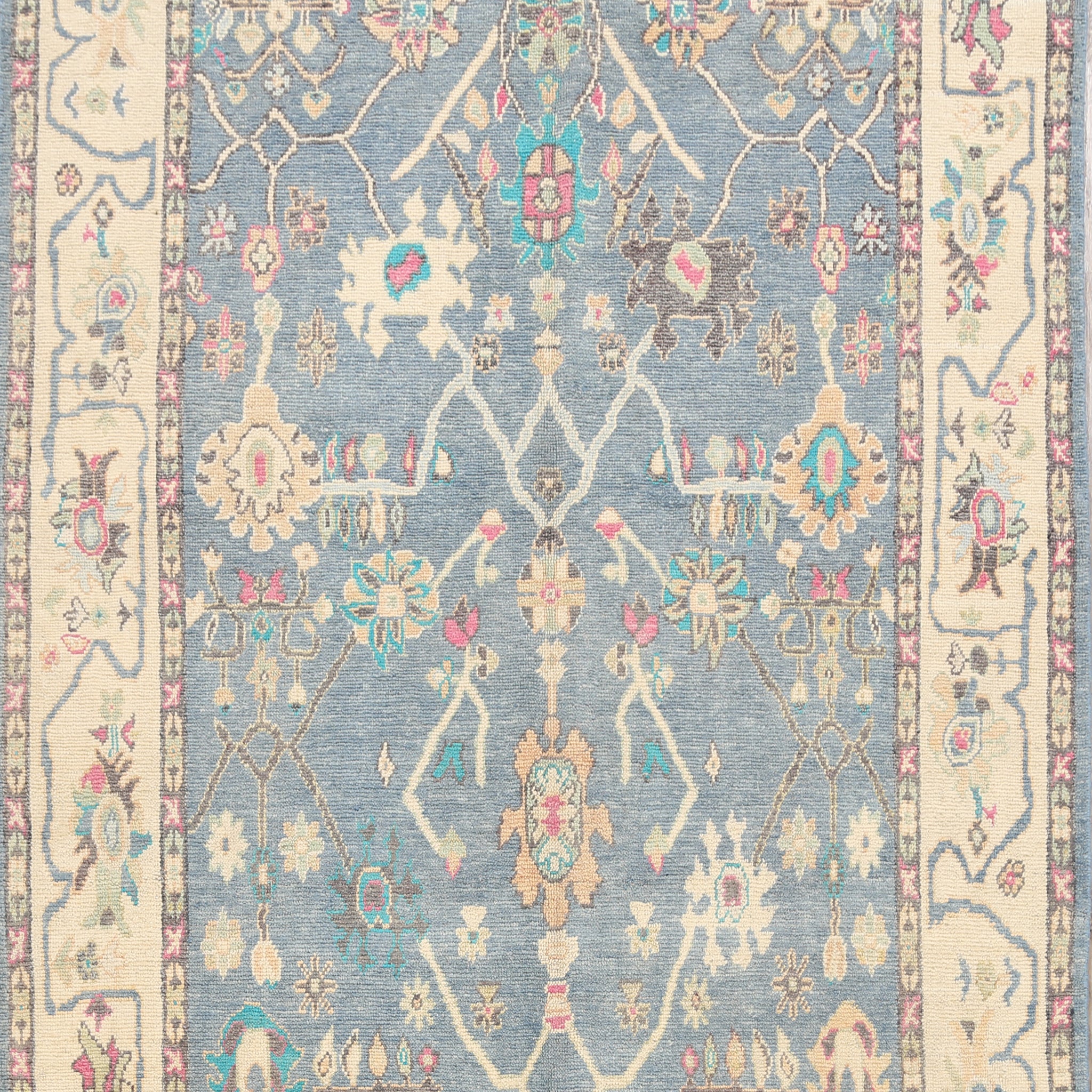 All-Over Oushak Oriental Area Rug 6x9