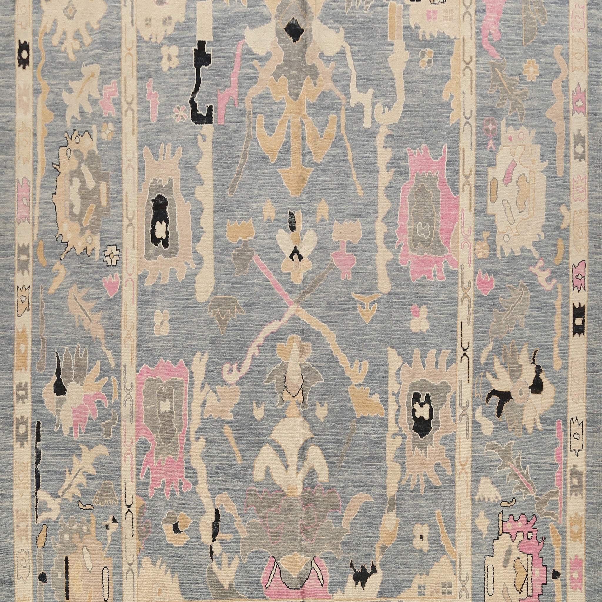 Authentic Oushak Turkish Oriental Area Rug 9x11