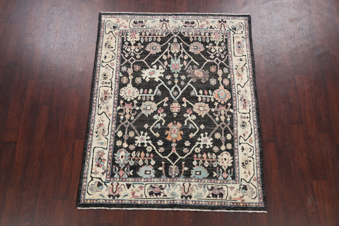 Geometric Oushak Oriental Area Rug 5x6