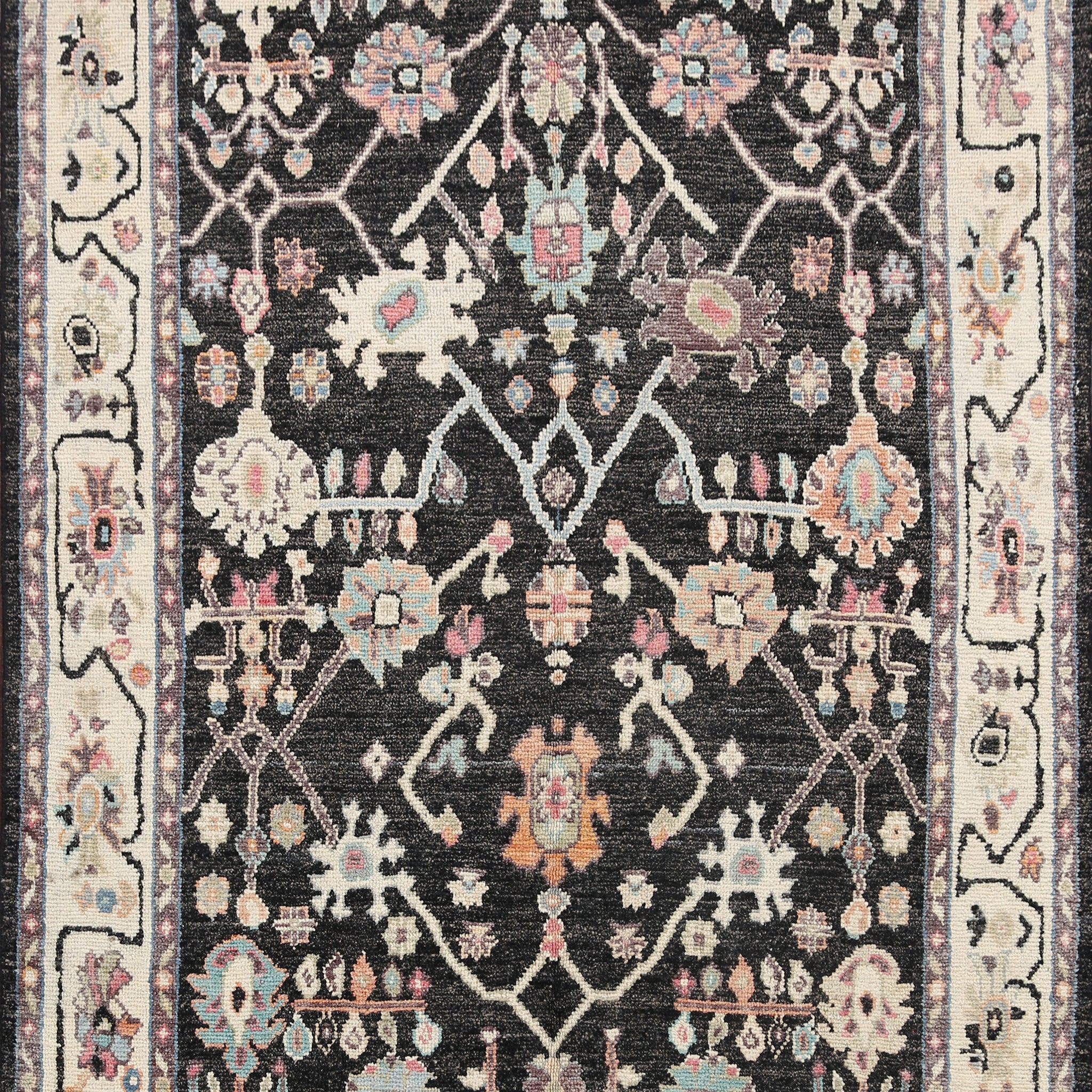 Geometric Oushak Oriental Area Rug 5x6