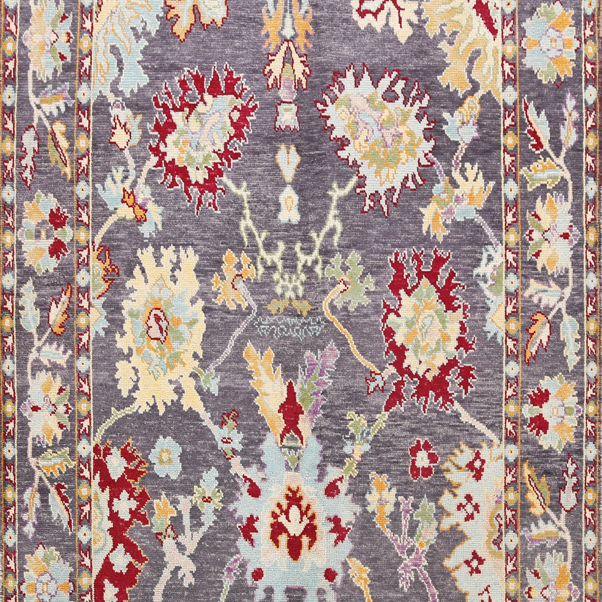 Floral Oushak Oriental Area Rug 5x8
