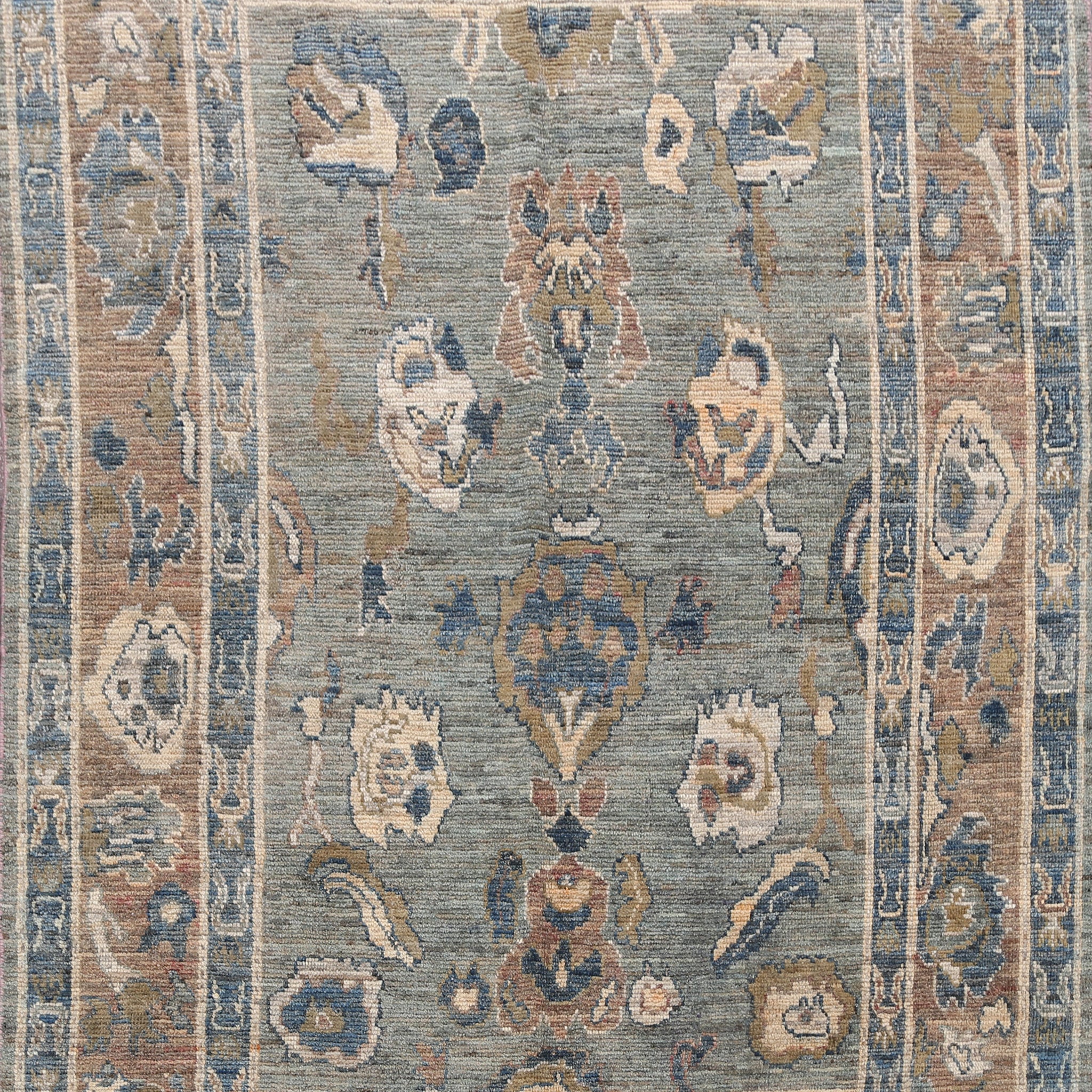 Floral Oushak Oriental Area Rug 6x8