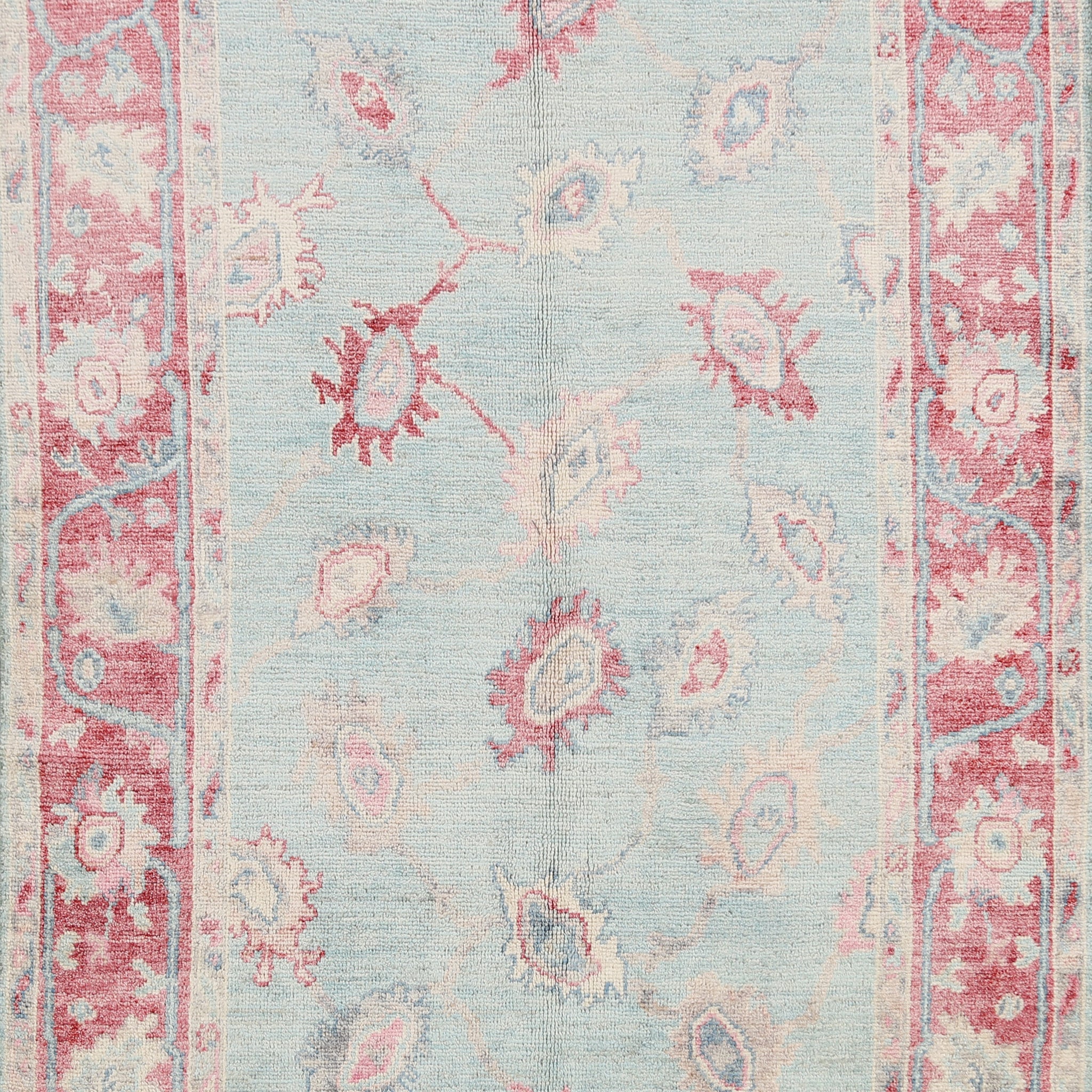 Floral Authentic Oushak Turkish Oriental Area Rug 5x7