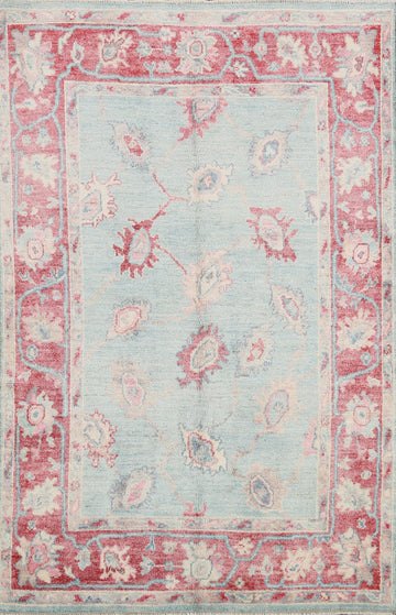 Floral Authentic Oushak Turkish Oriental Area Rug 5x7