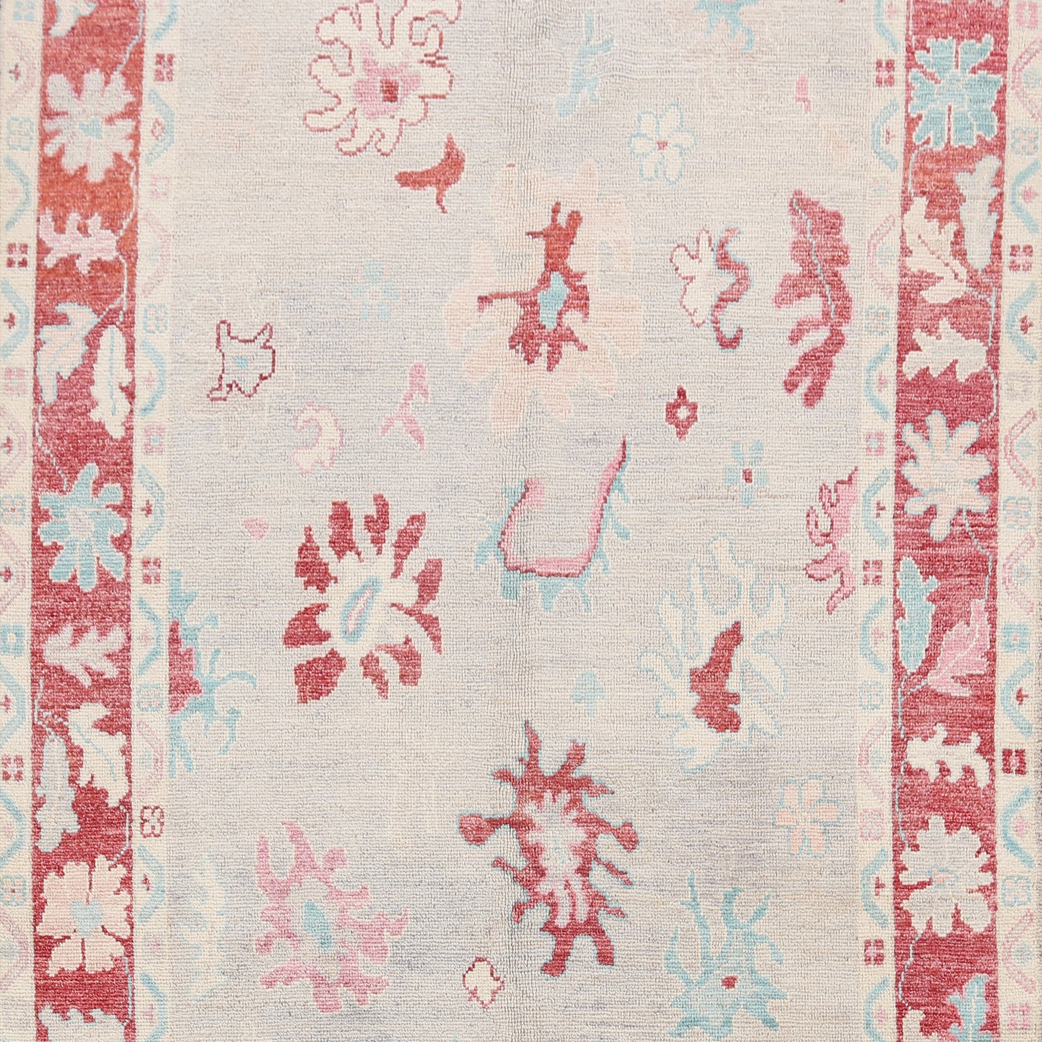 Geometric Authentic Oushak Turkish Oriental Area Rug 6x9