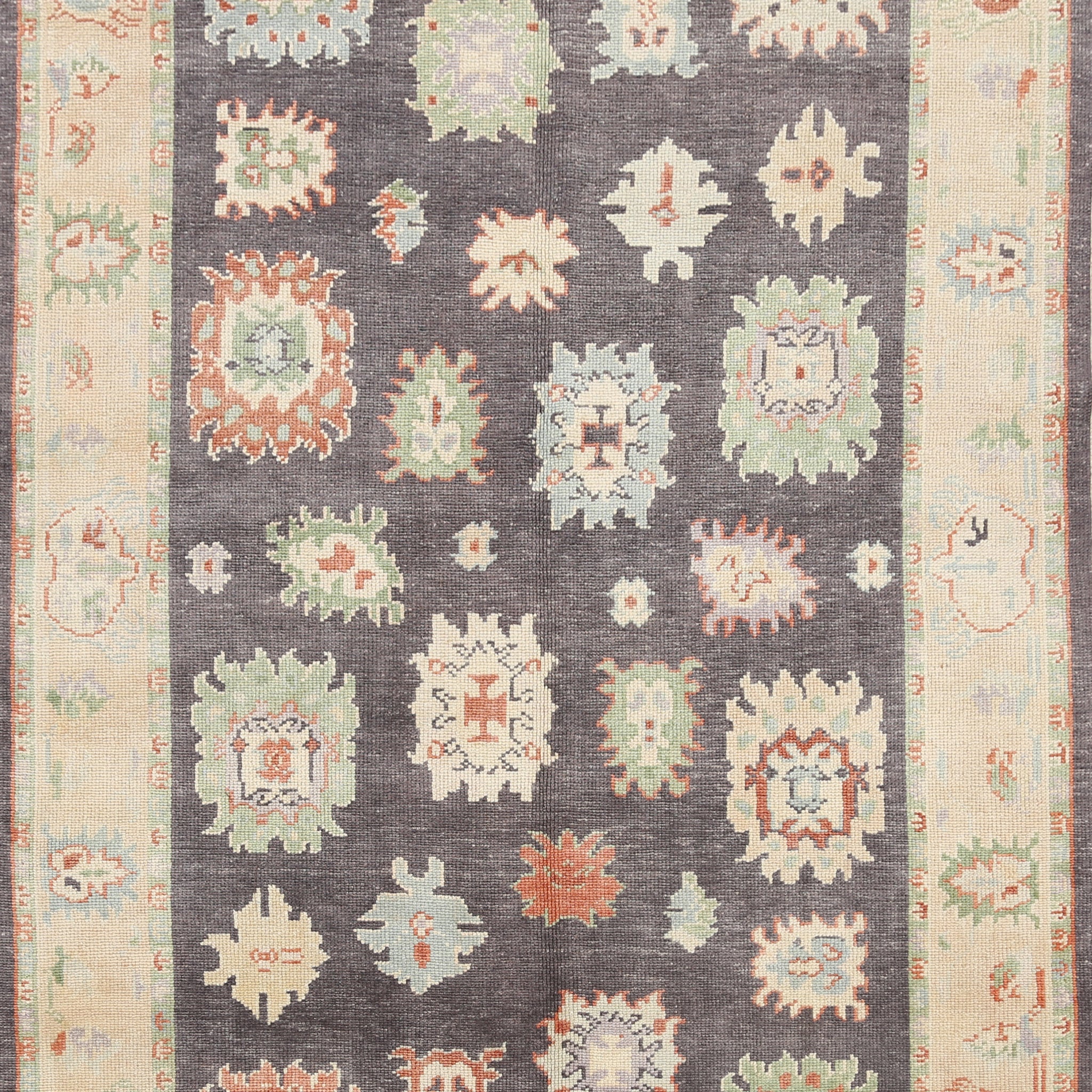 Geometric Authentic Oushak Turkish Oriental Area Rug 6x9