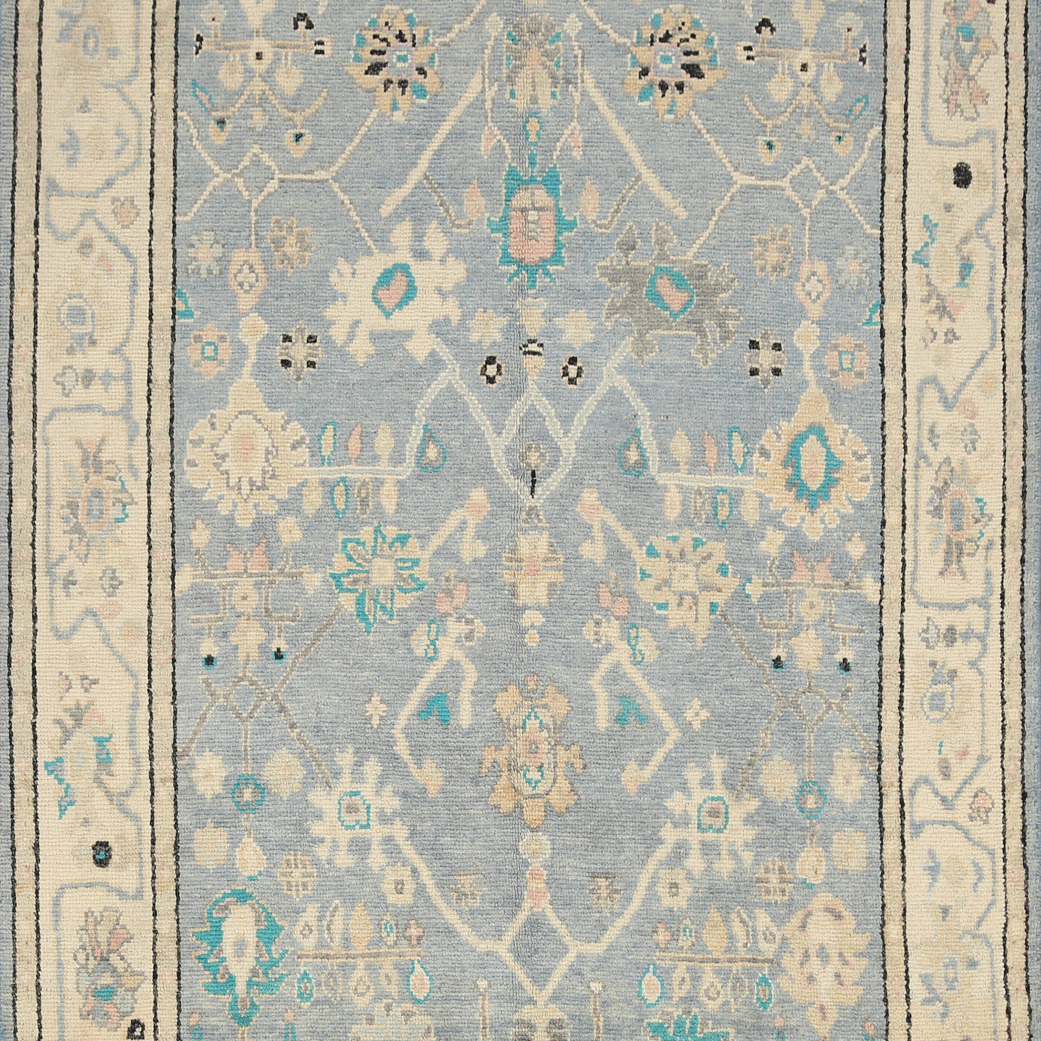 All-Over Oushak Oriental Area Rug 5x6