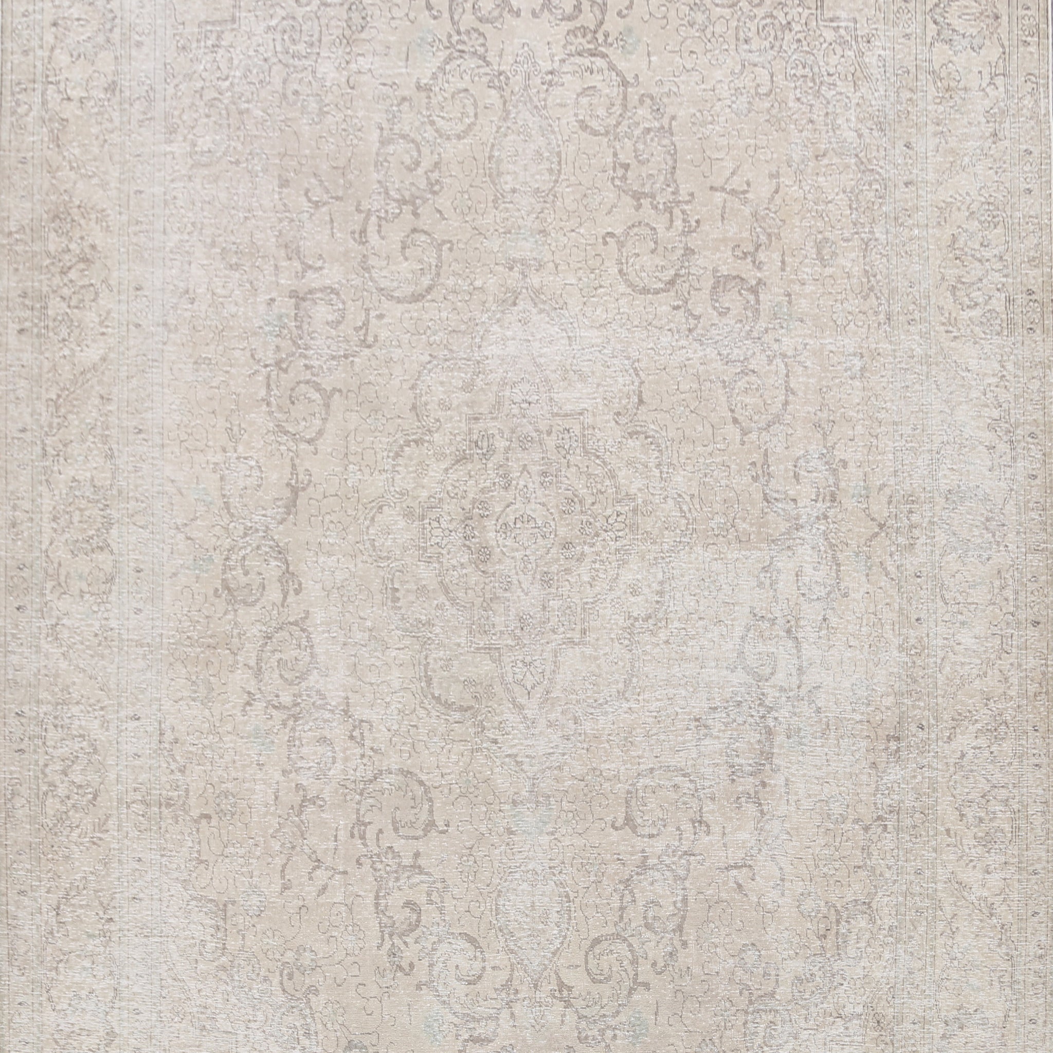 Distressed Floral Tabriz Persian Area Rug 10x13