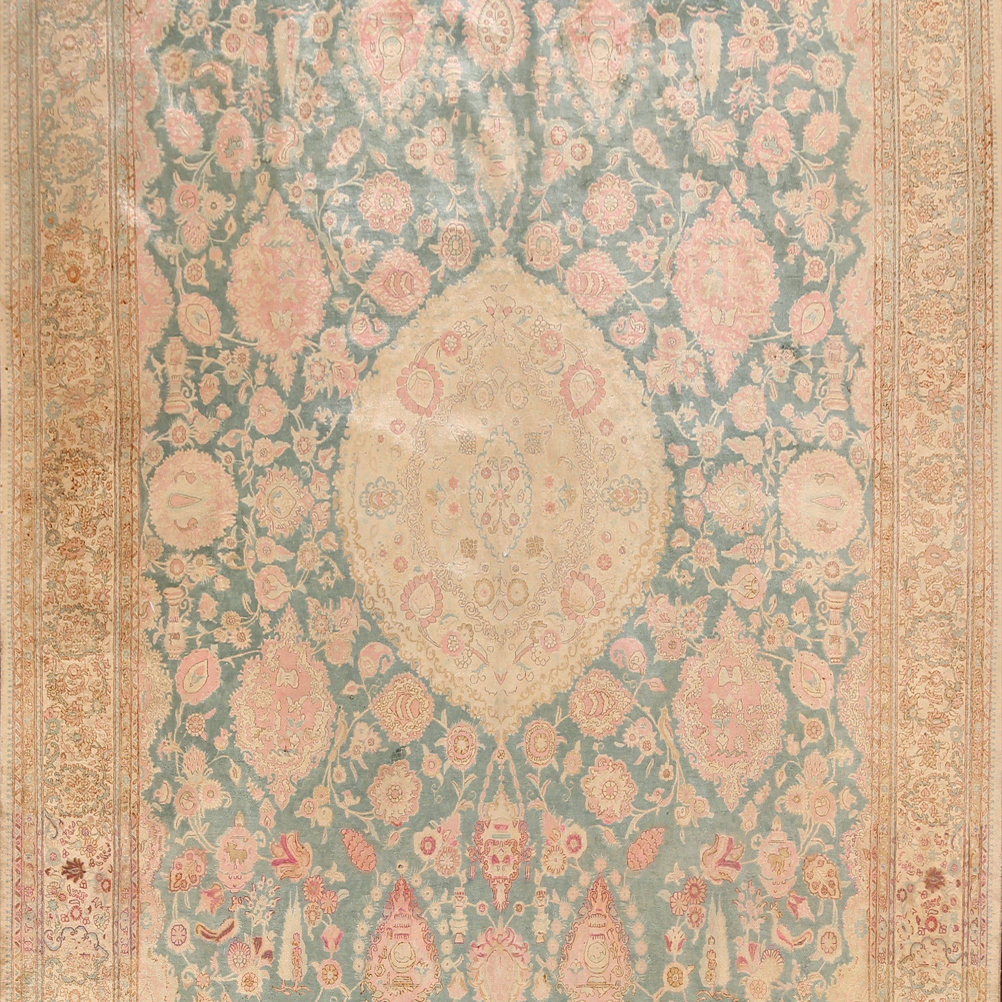 Pre-1900 Antique Vegetable Dye Hereke Oriental Area Rug 7x10