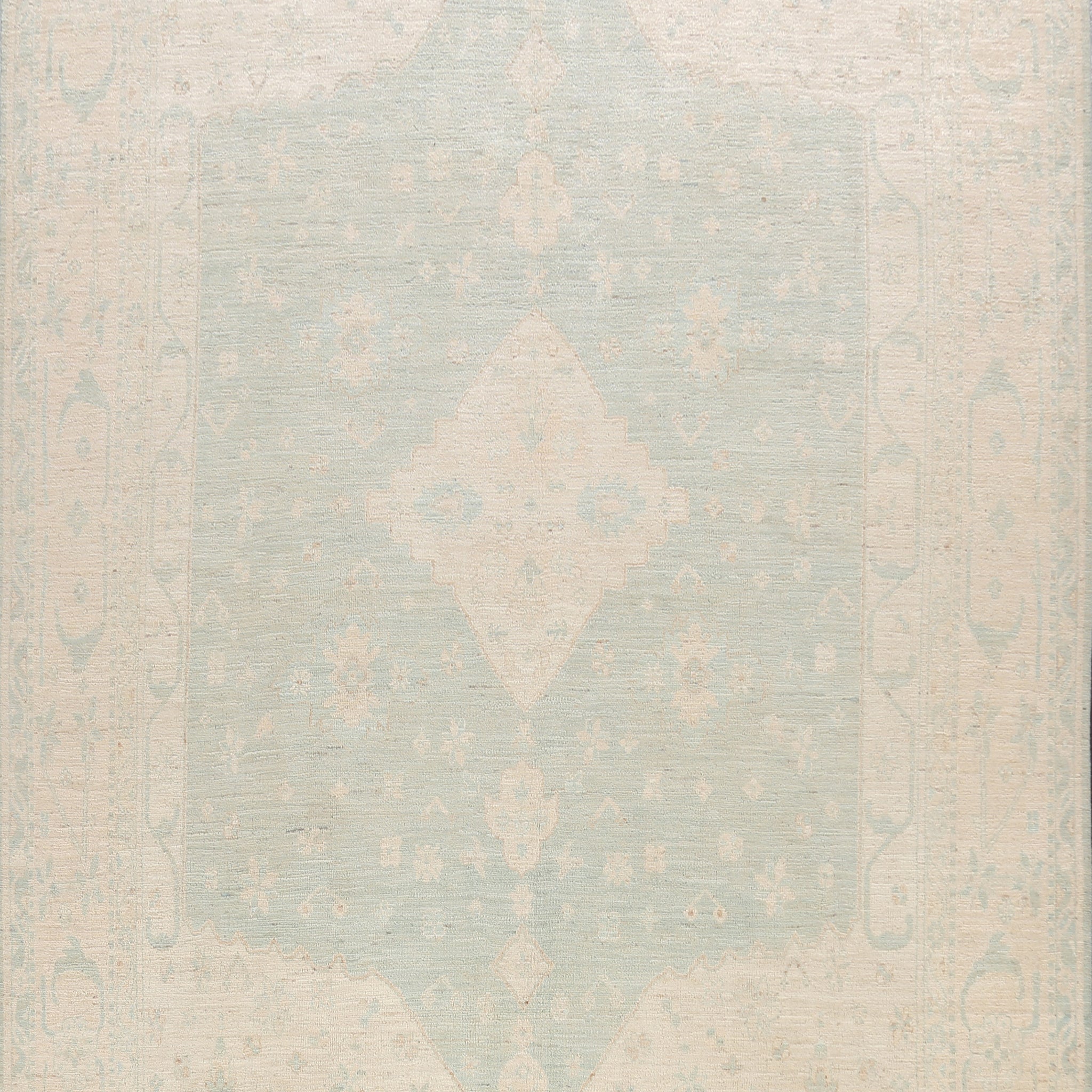 Muted Authentic Oushak Turkish Oriental Area Rug 9x12