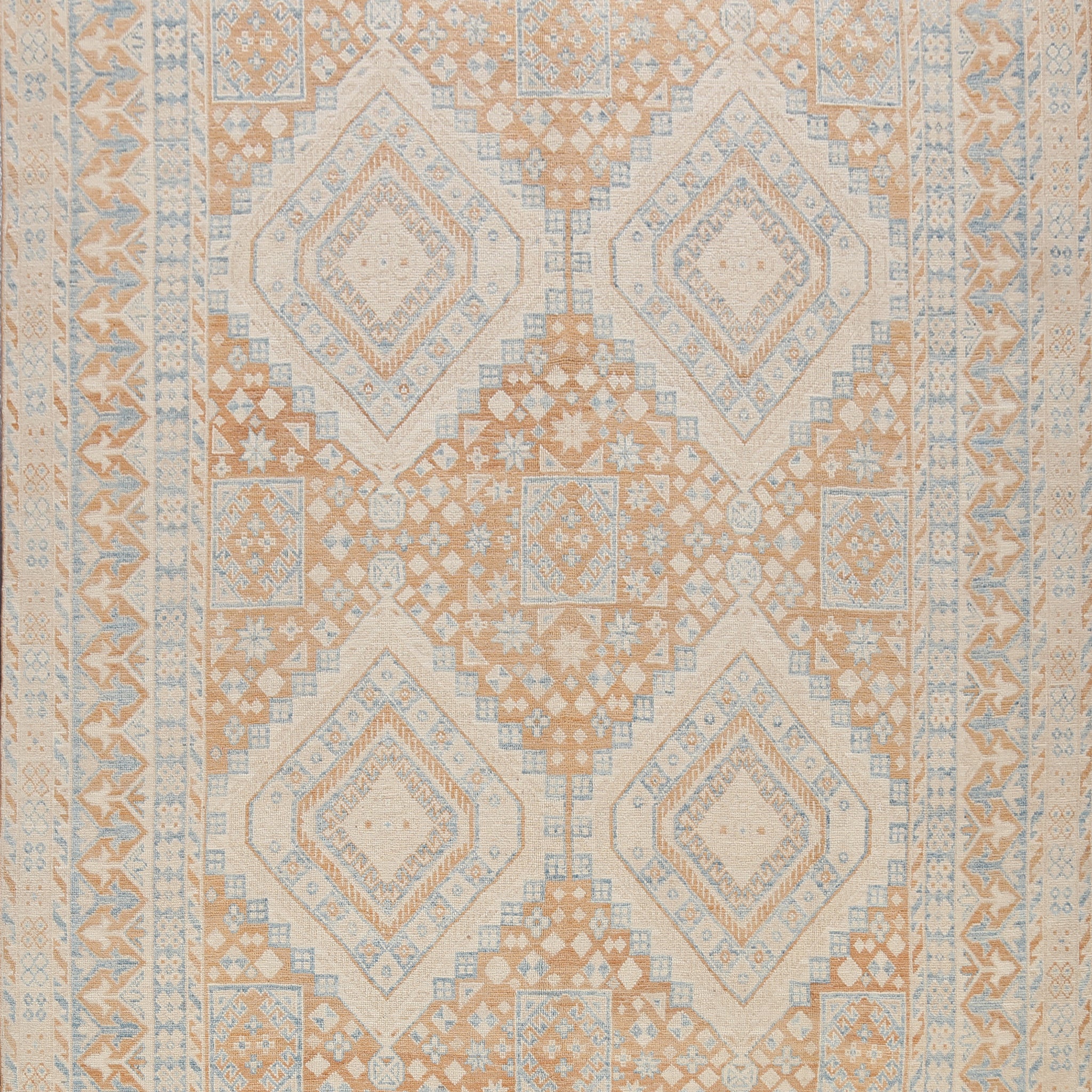 Geometric Authentic Oushak Turkish Oriental Area Rug 8x10