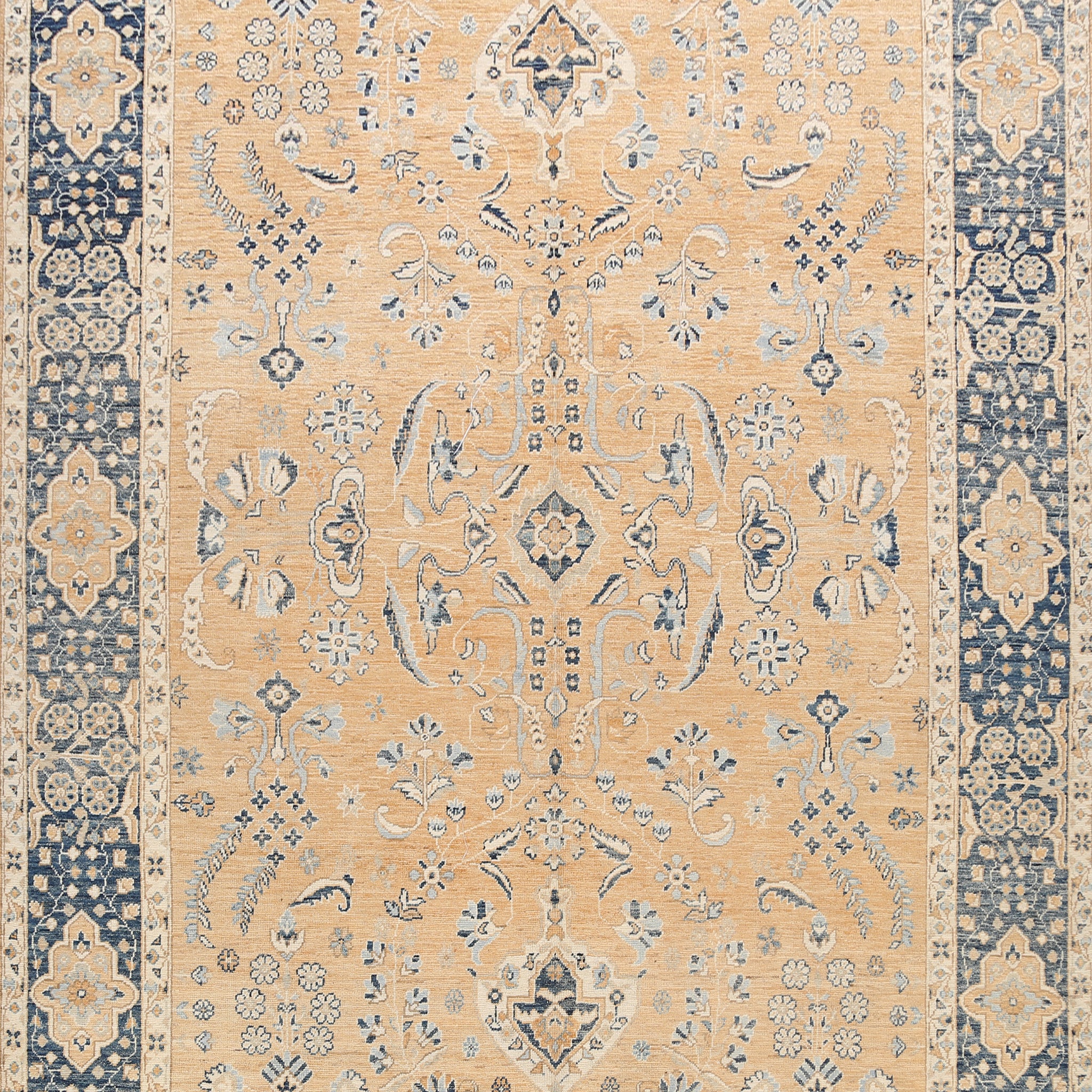 Floral Authentic Oushak Turkish Oriental Area Rug 9x12