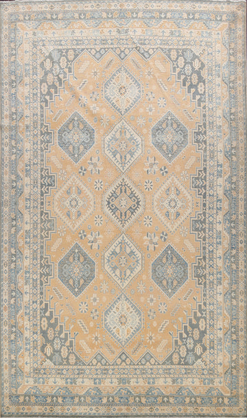 Geometric Khotan Oriental Area Rug 9x13