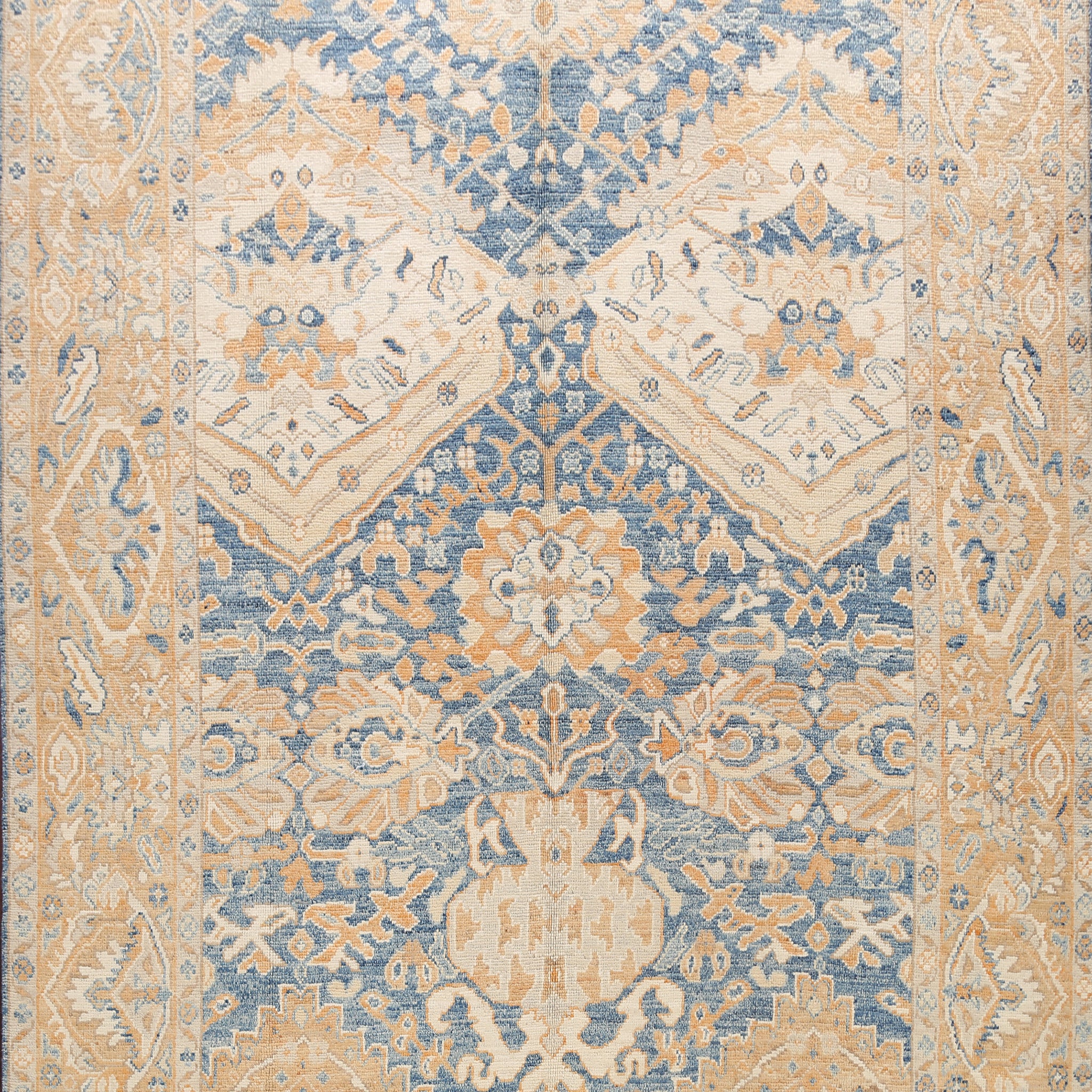Geometric Khotan Oriental Area Rug 8x10