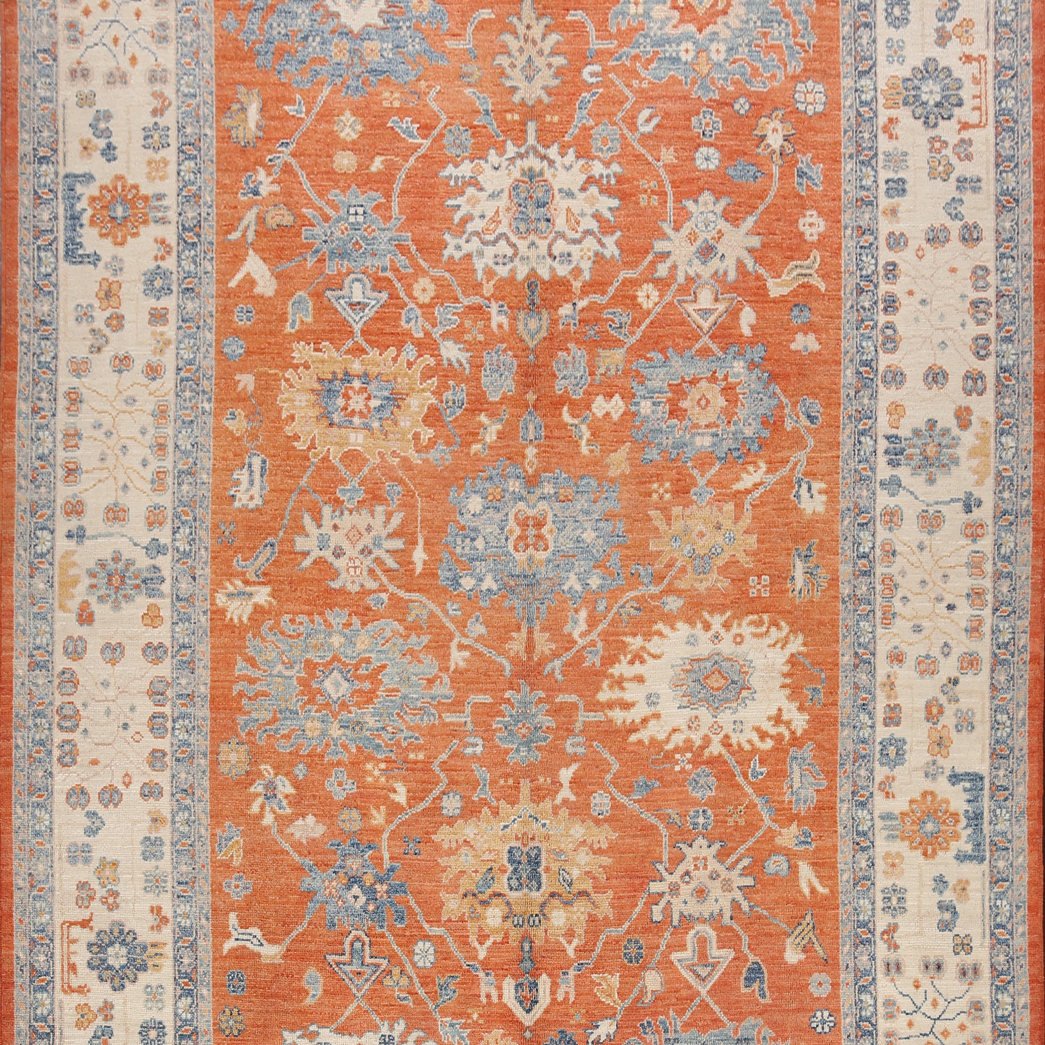 Floral Khotan Oriental Area Rug 9x10